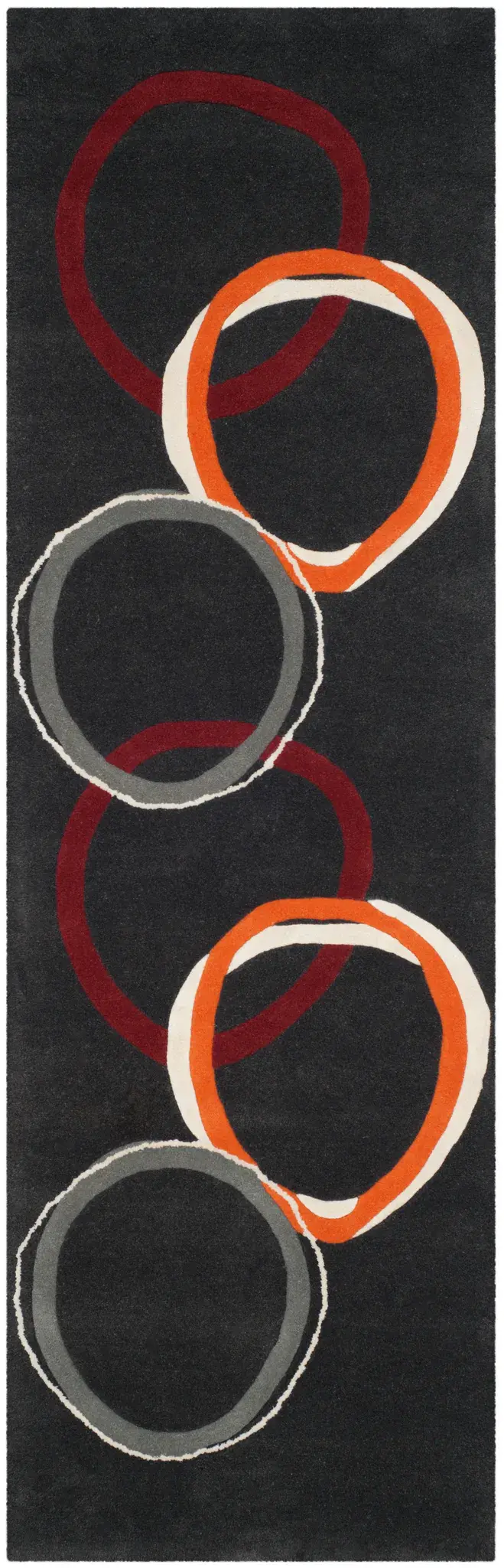 Soho Overlapping Rings Hand-Tufted Rug