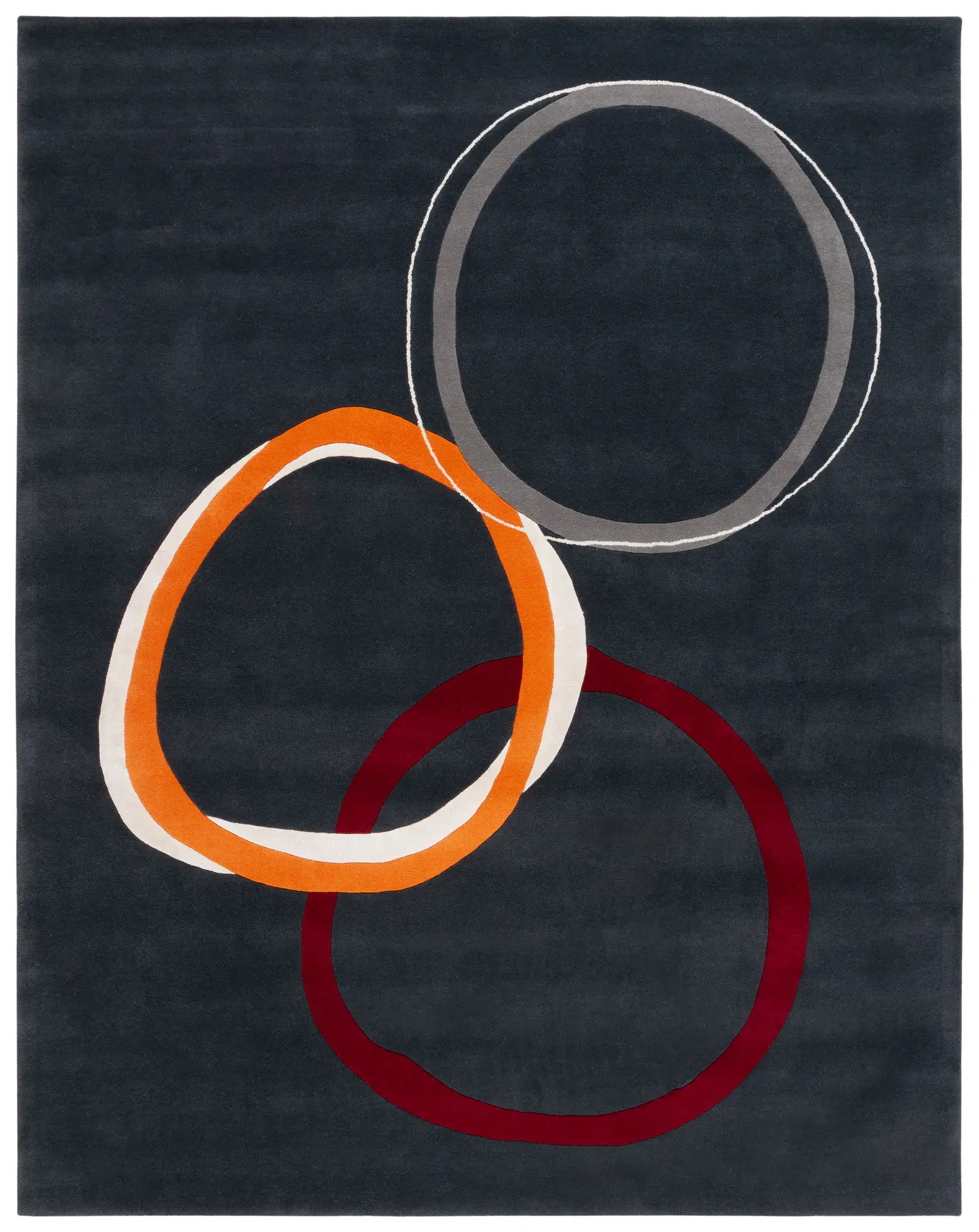 Soho Overlapping Rings Hand-Tufted Rug