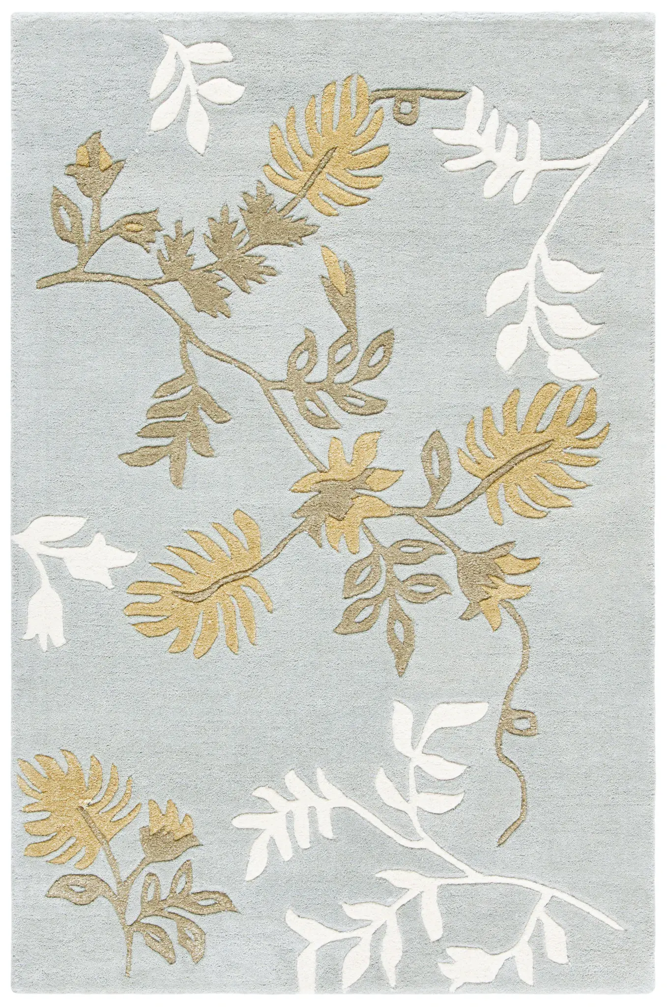 Soho Leaf And Vine Hand-Tufted Wool Rug