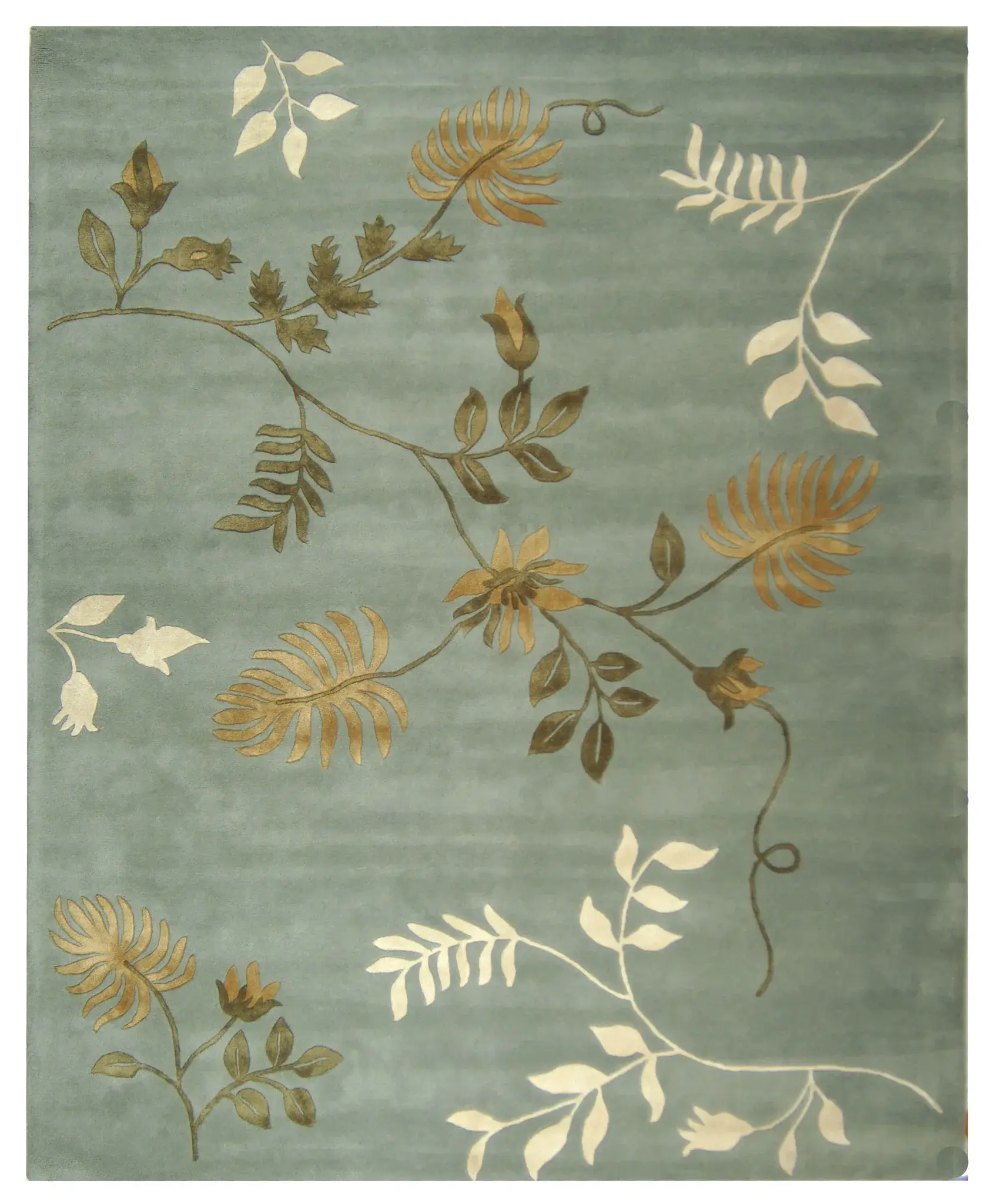 Soho Leaf And Vine Hand-Tufted Wool Rug