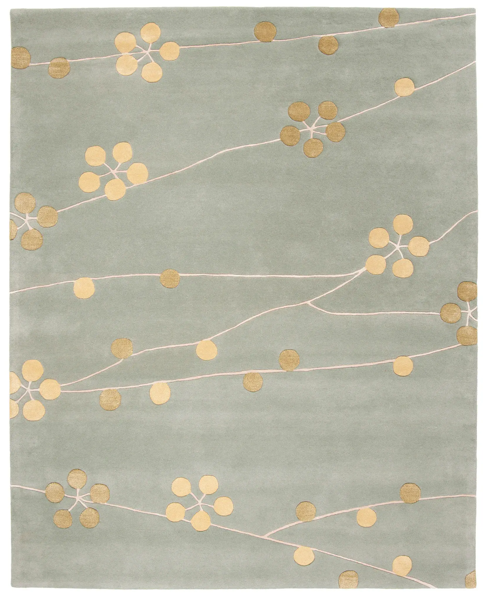 Soho Budding Branch Hand-Tufted Wool Rug