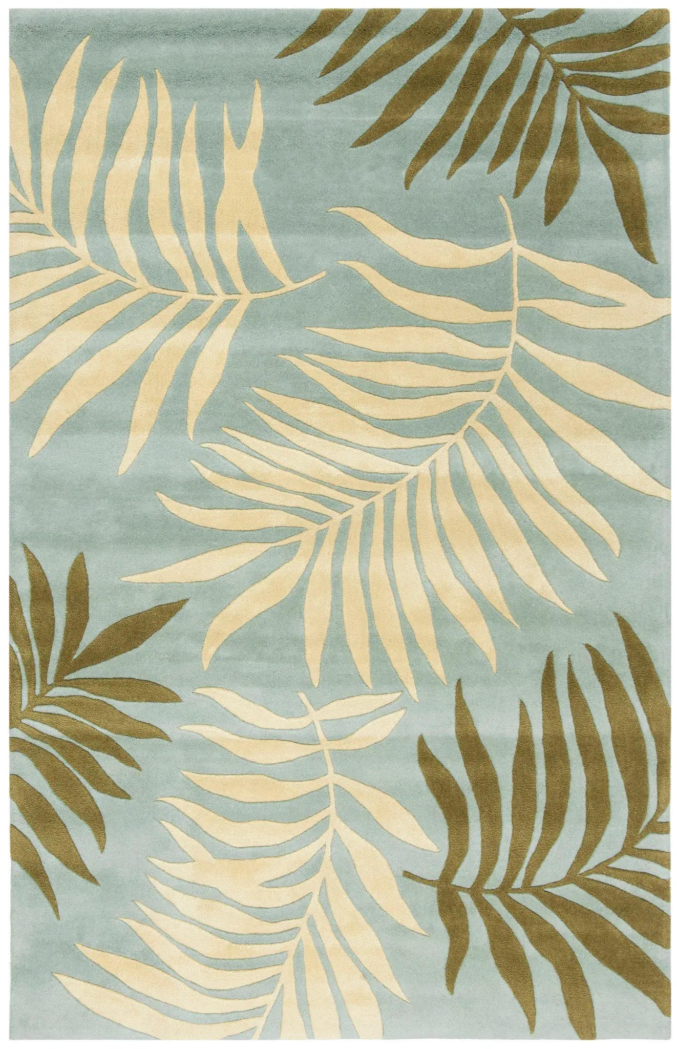 Soho Palm Leaf Hand-Tufted Wool Rug
