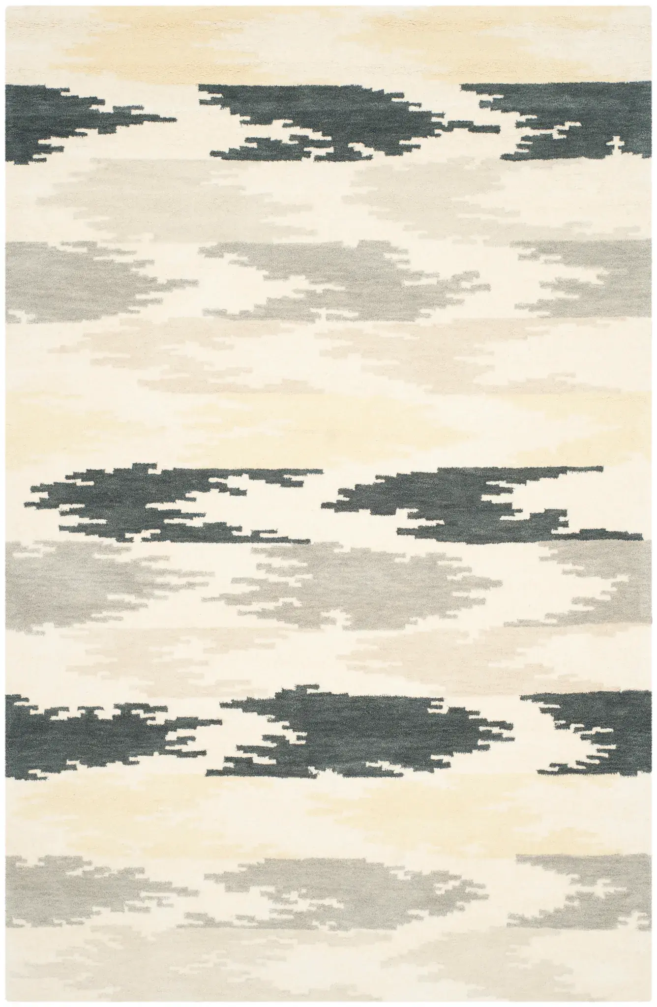 Soho Abstract Banded Hand-Tufted Rug