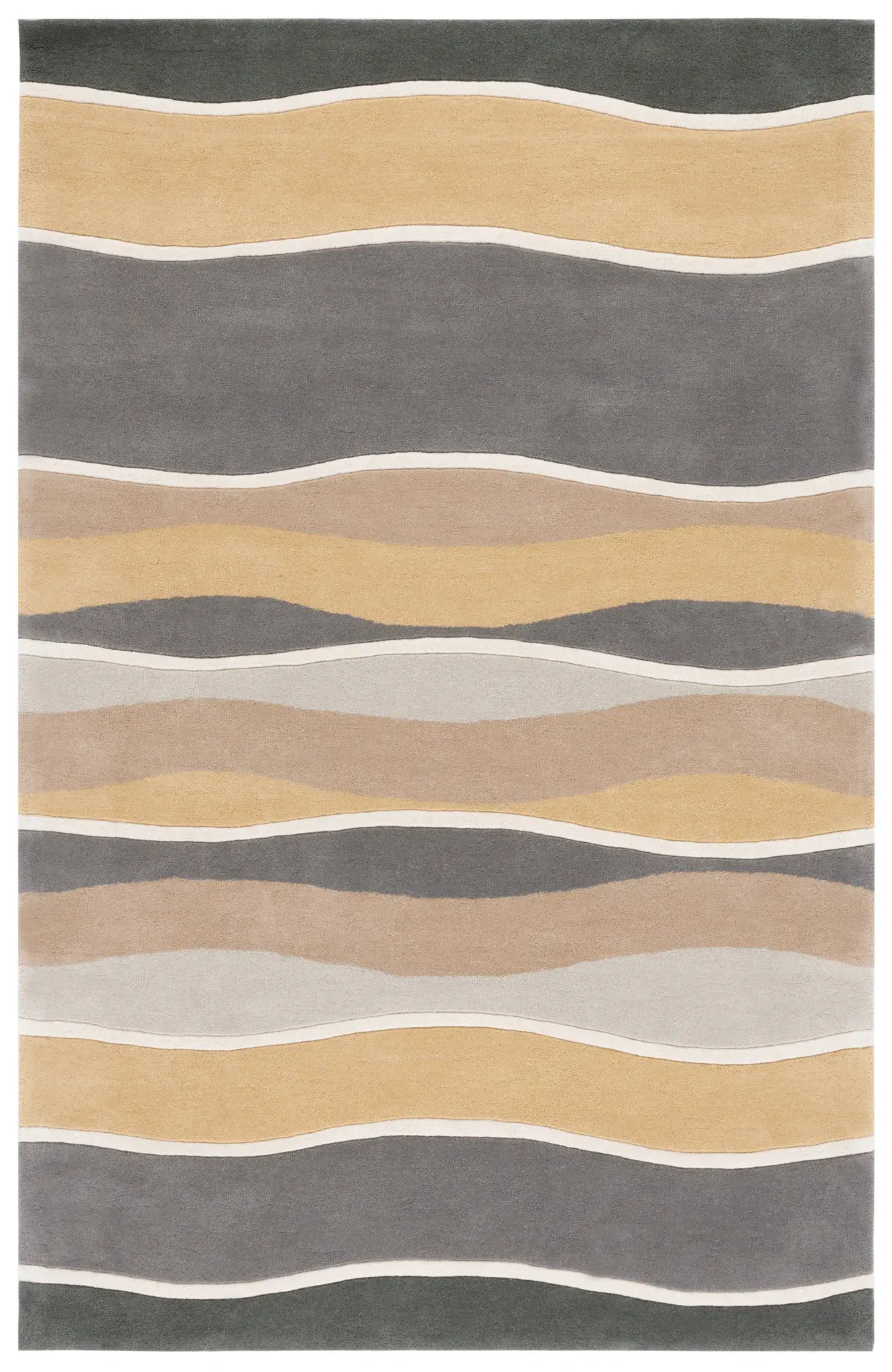 Soho Wavy Stripe Hand-Tufted Rug