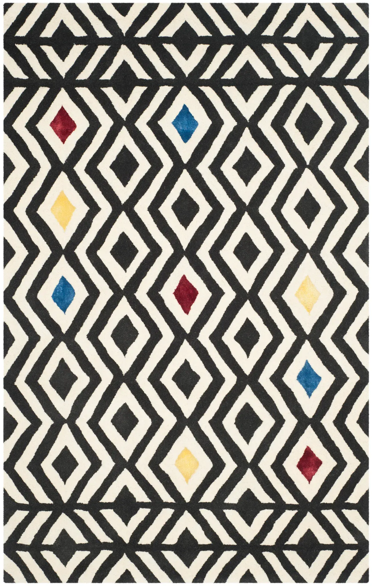 Soho Tribal Diamond Trellis Hand-Tufted Rug