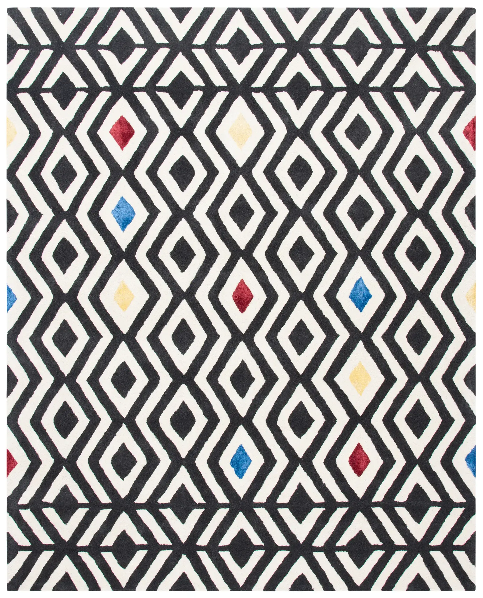 Soho Tribal Diamond Trellis Hand-Tufted Rug
