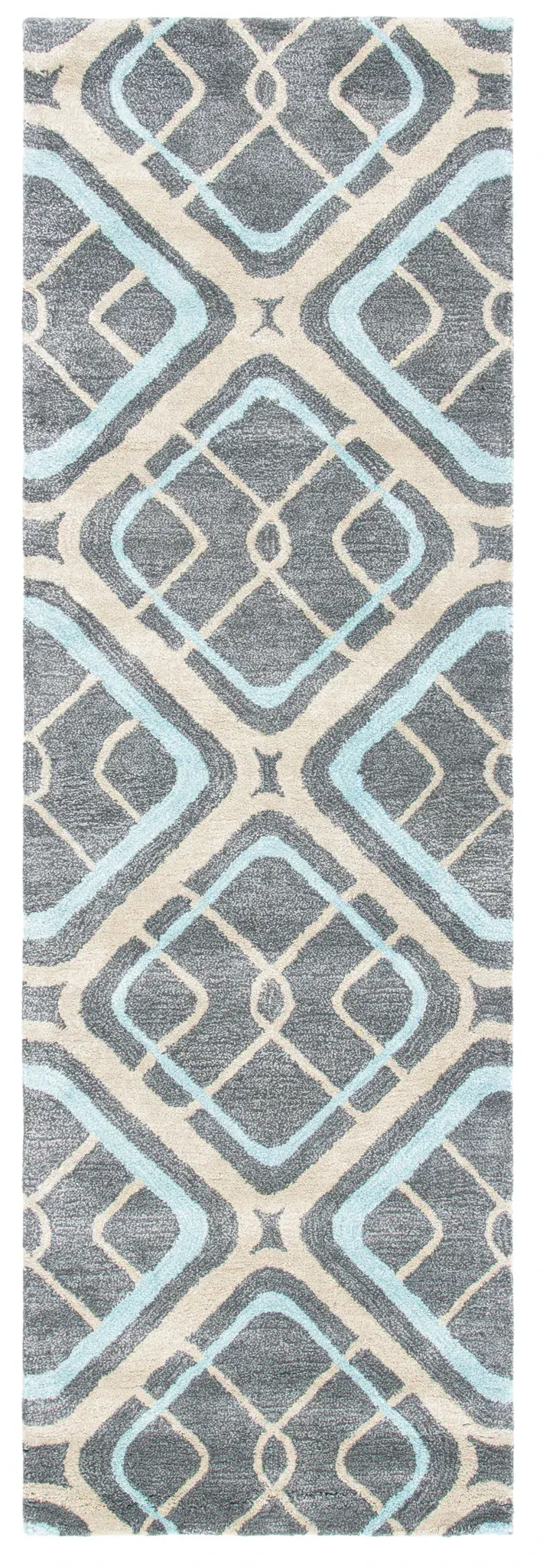 Soho Interlocking Diamond Hand-Tufted Rug