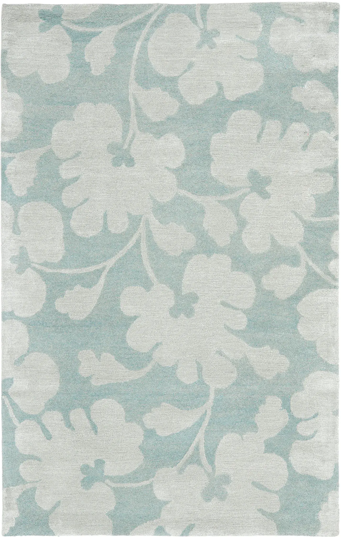 Soho Botanical Silhouette Hand-Tufted Wool Rug