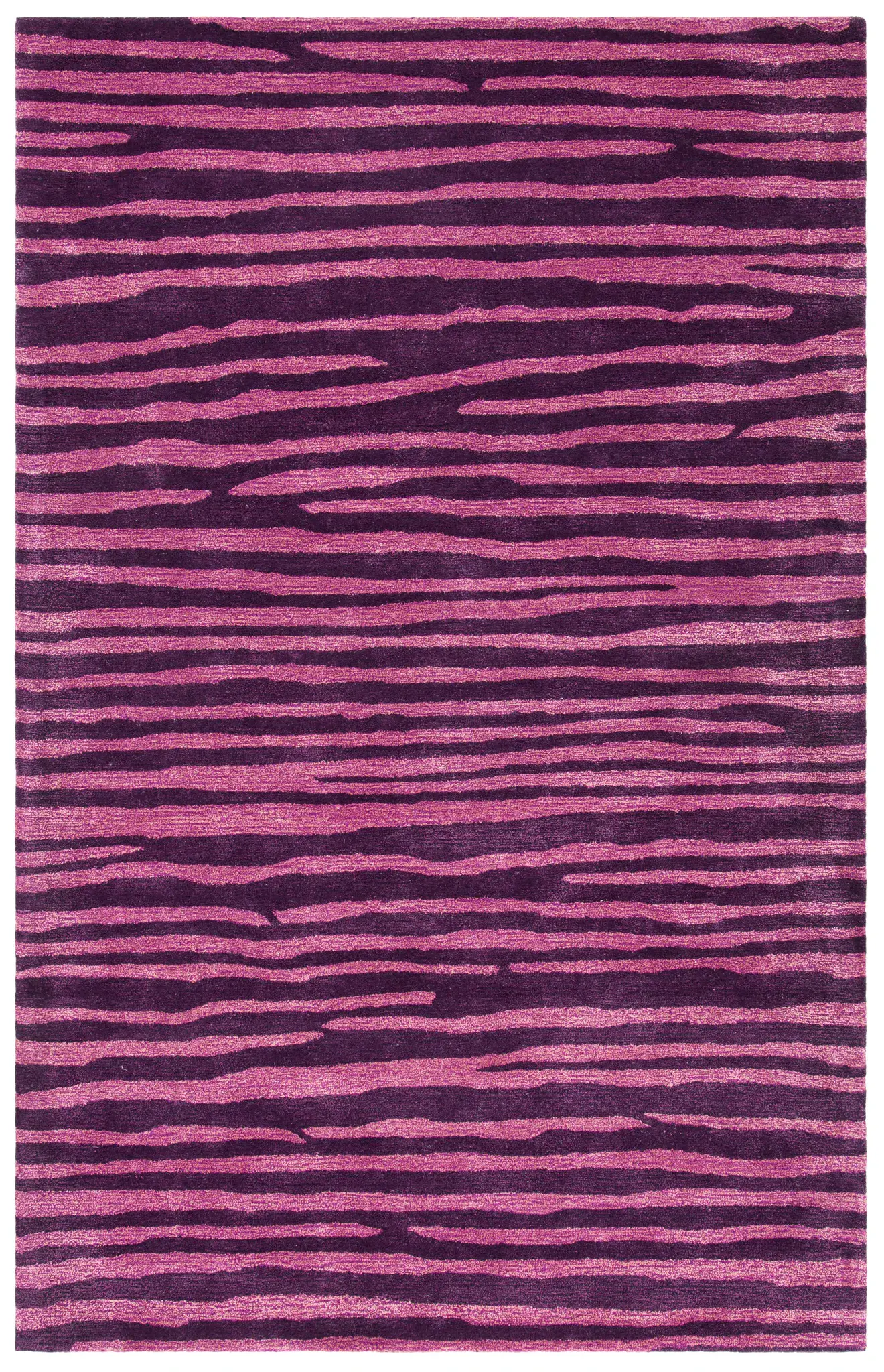 Soho Linear Stripe Hand-Tufted Wool Rug