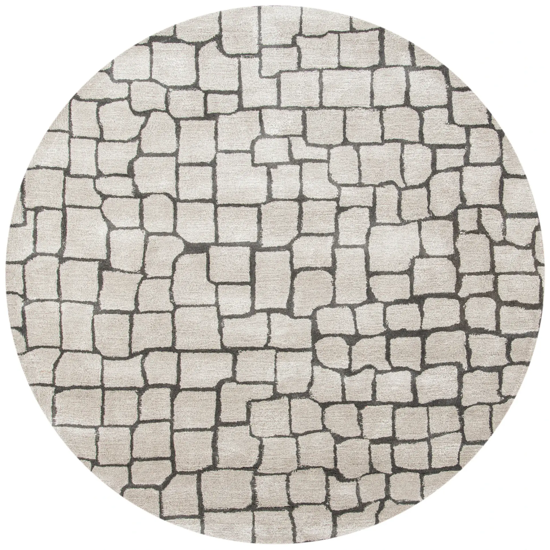 Soho Cobblestone Hand-Tufted Wool Rug