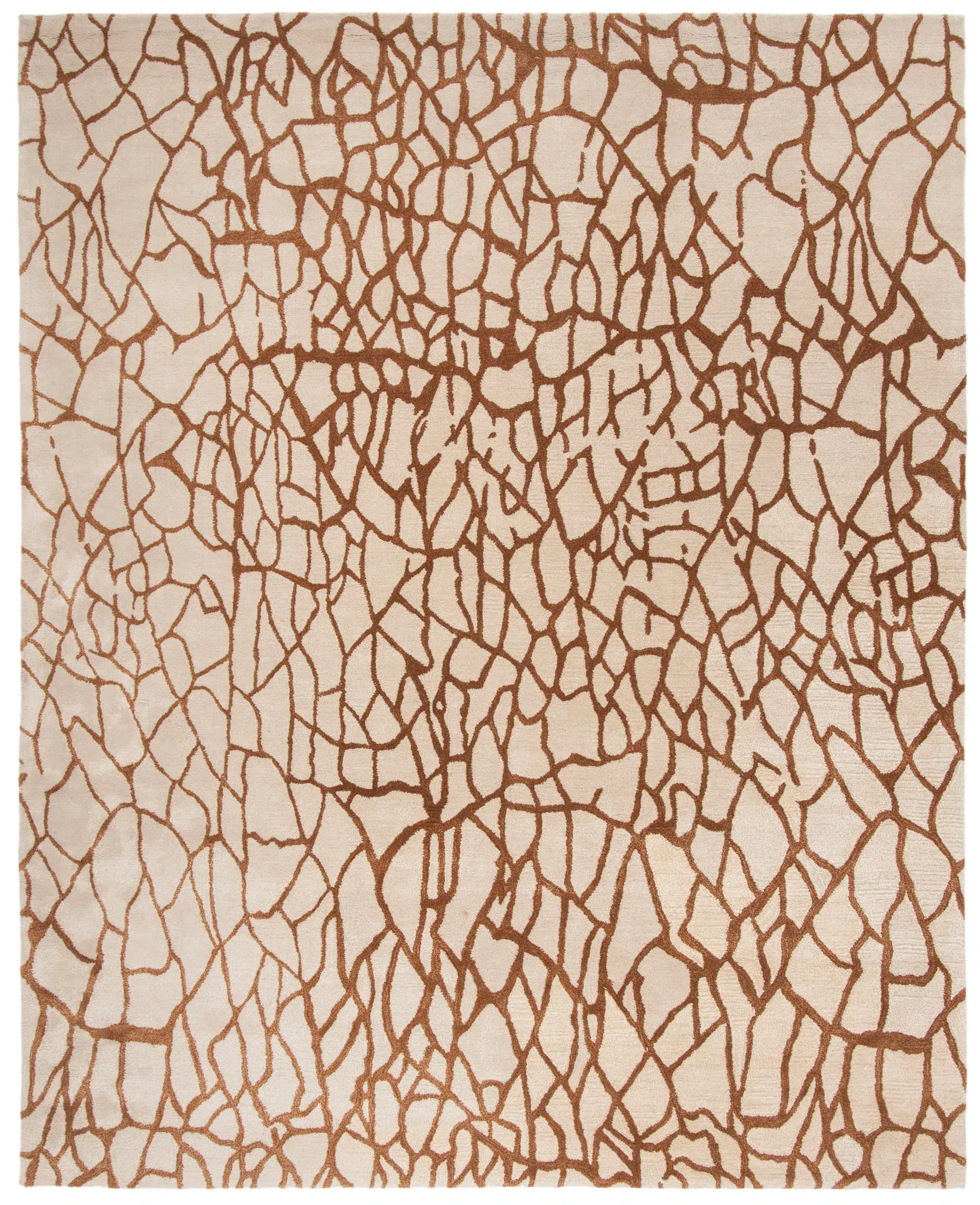Soho Cracked Earth Hand-Tufted Wool Rug