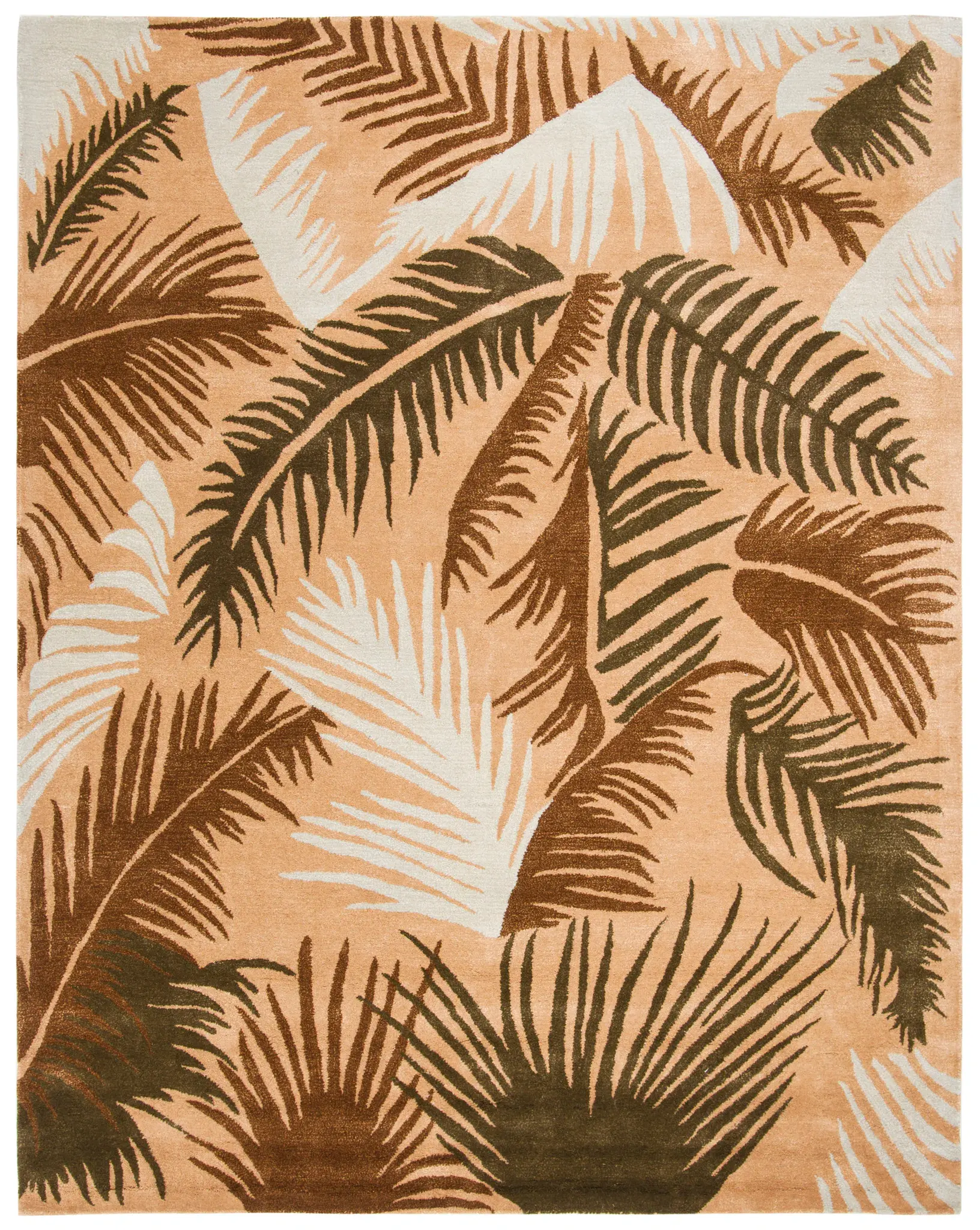 Soho Fern Leaf Hand-Tufted Rug