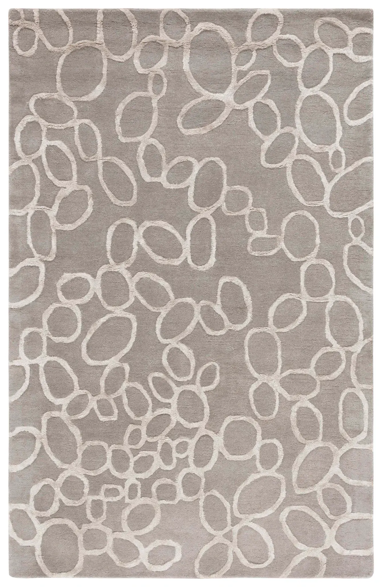 Soho Modern Geometric Hand-Tufted Wool & Viscose Rug