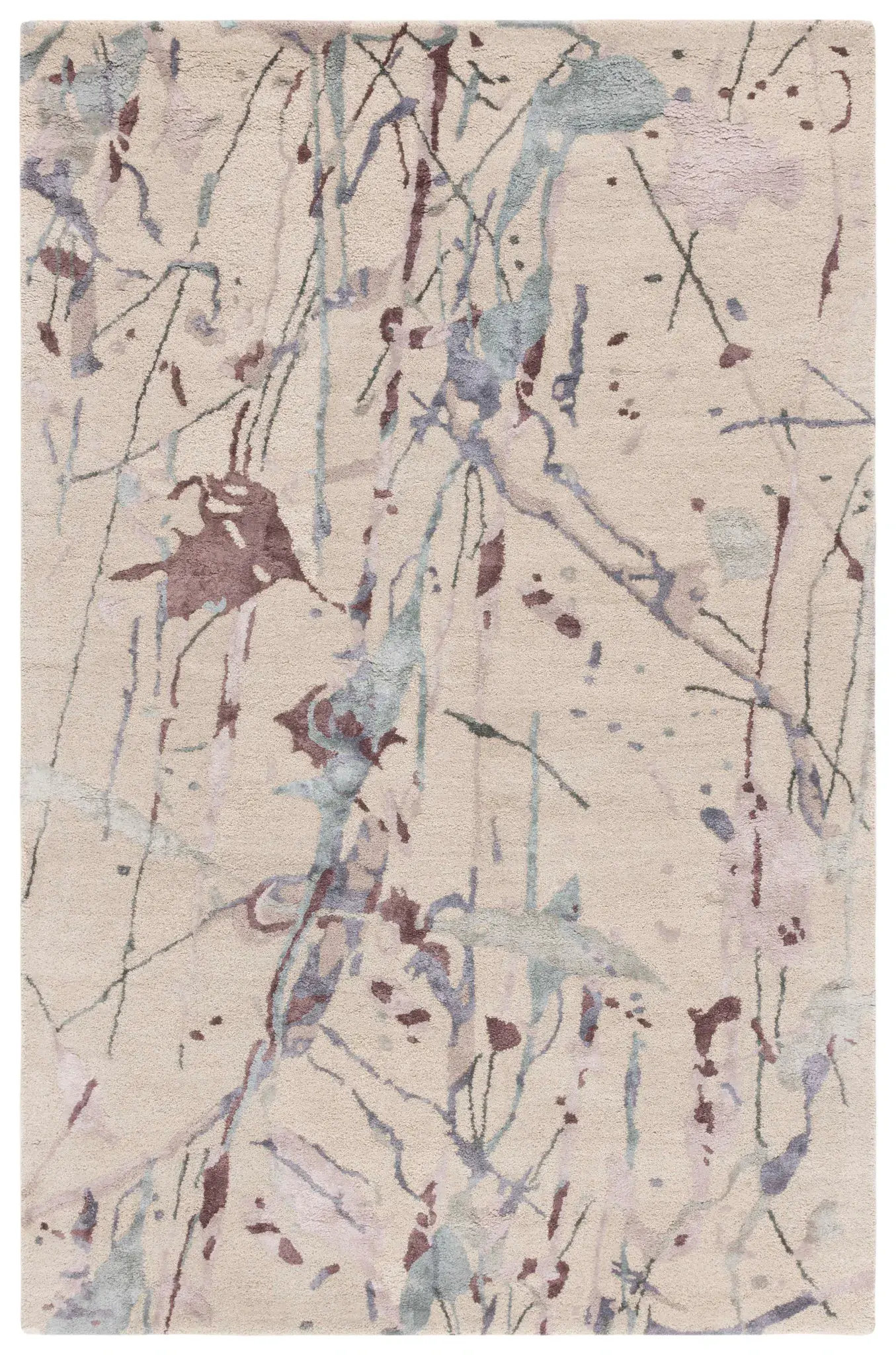 Soho Abstract Splatter Hand-Tufted Rug