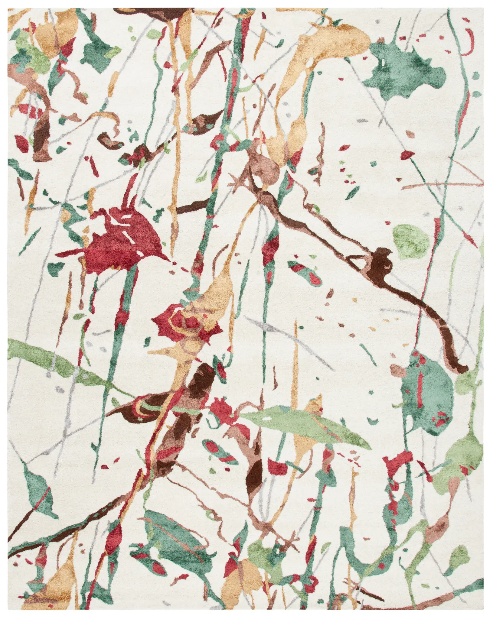 Soho Abstract Splatter Hand-Tufted Rug