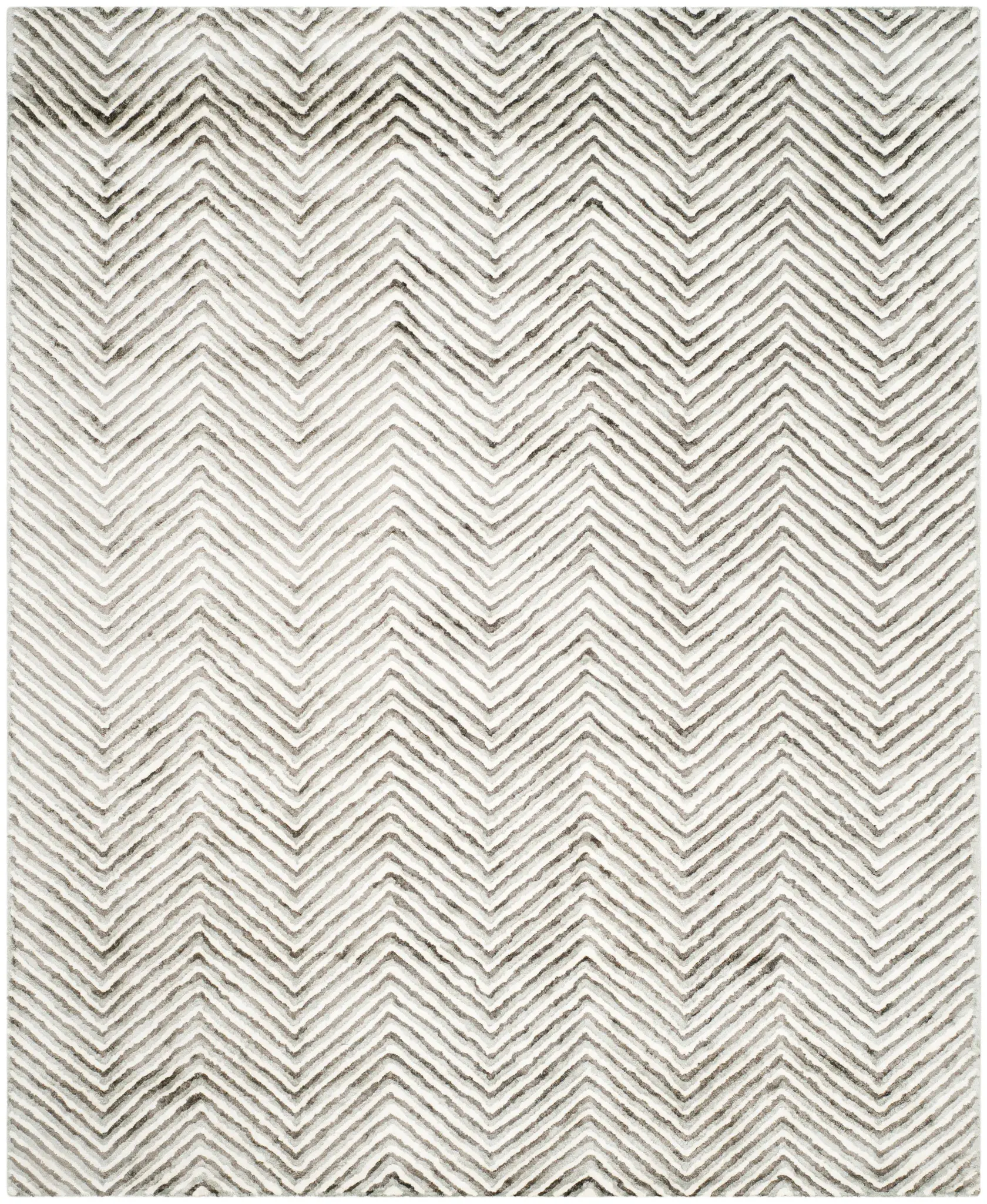 Soho Chevron Hand-Tufted Viscose Rug
