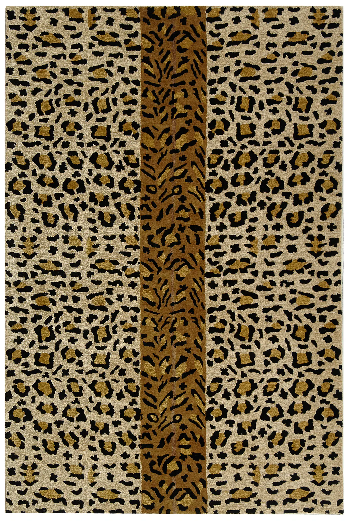 Soho Leopard Stripe Hand-Tufted Rug
