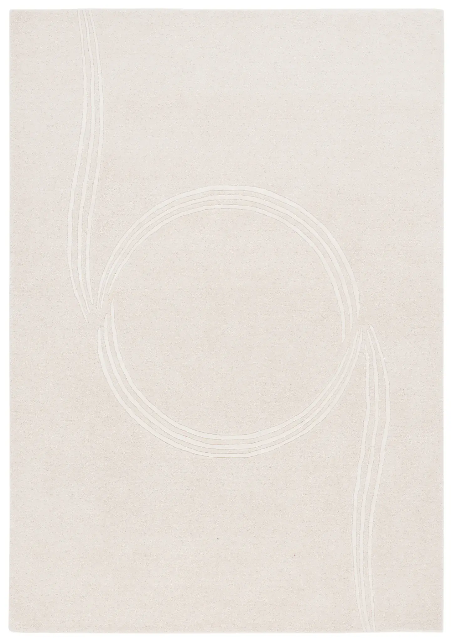 Soho Abstract Circle Hand-Tufted Rug