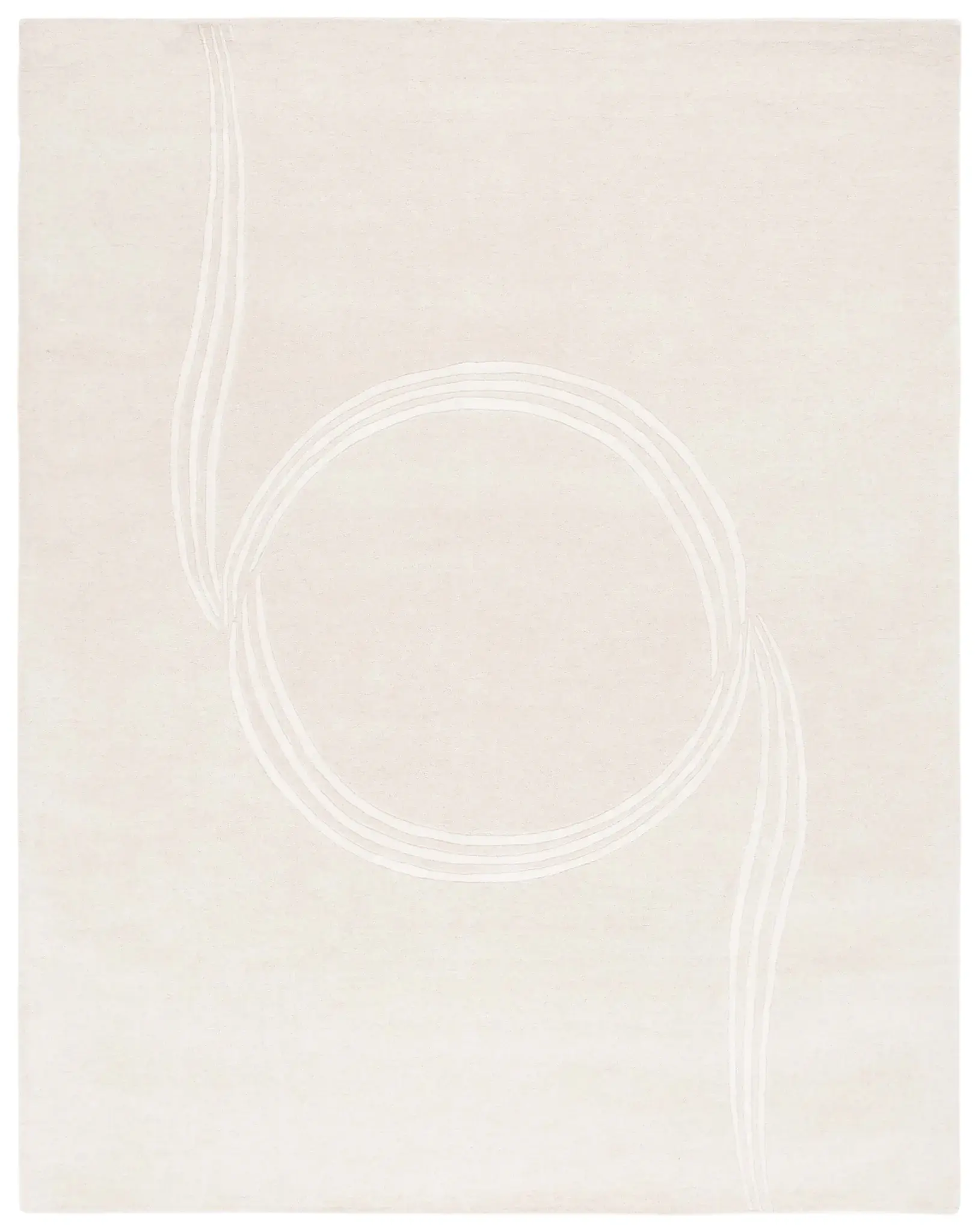 Soho Abstract Circle Hand-Tufted Rug