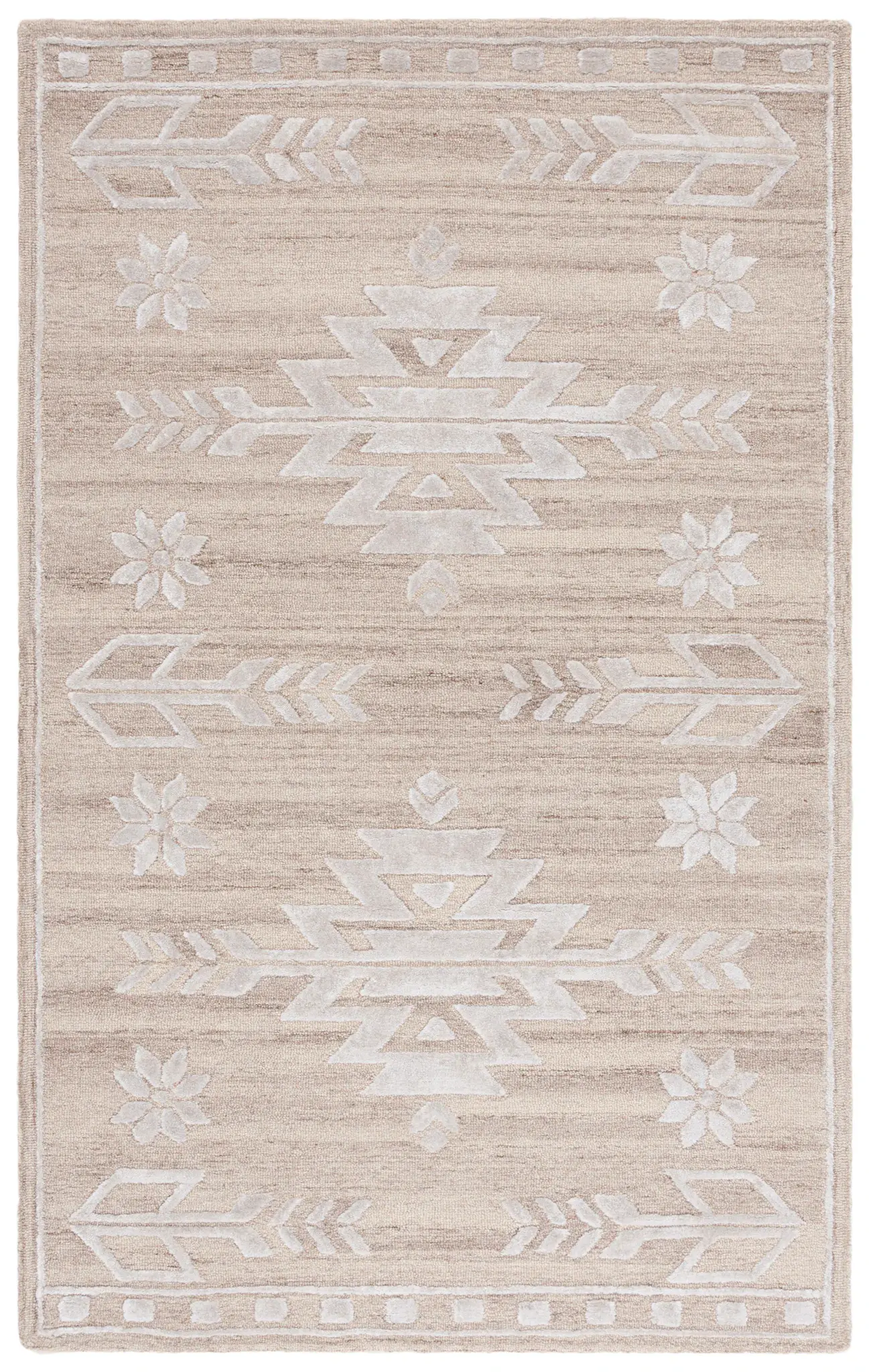 Soho Arrow And Diamond Hand-Tufted Rug