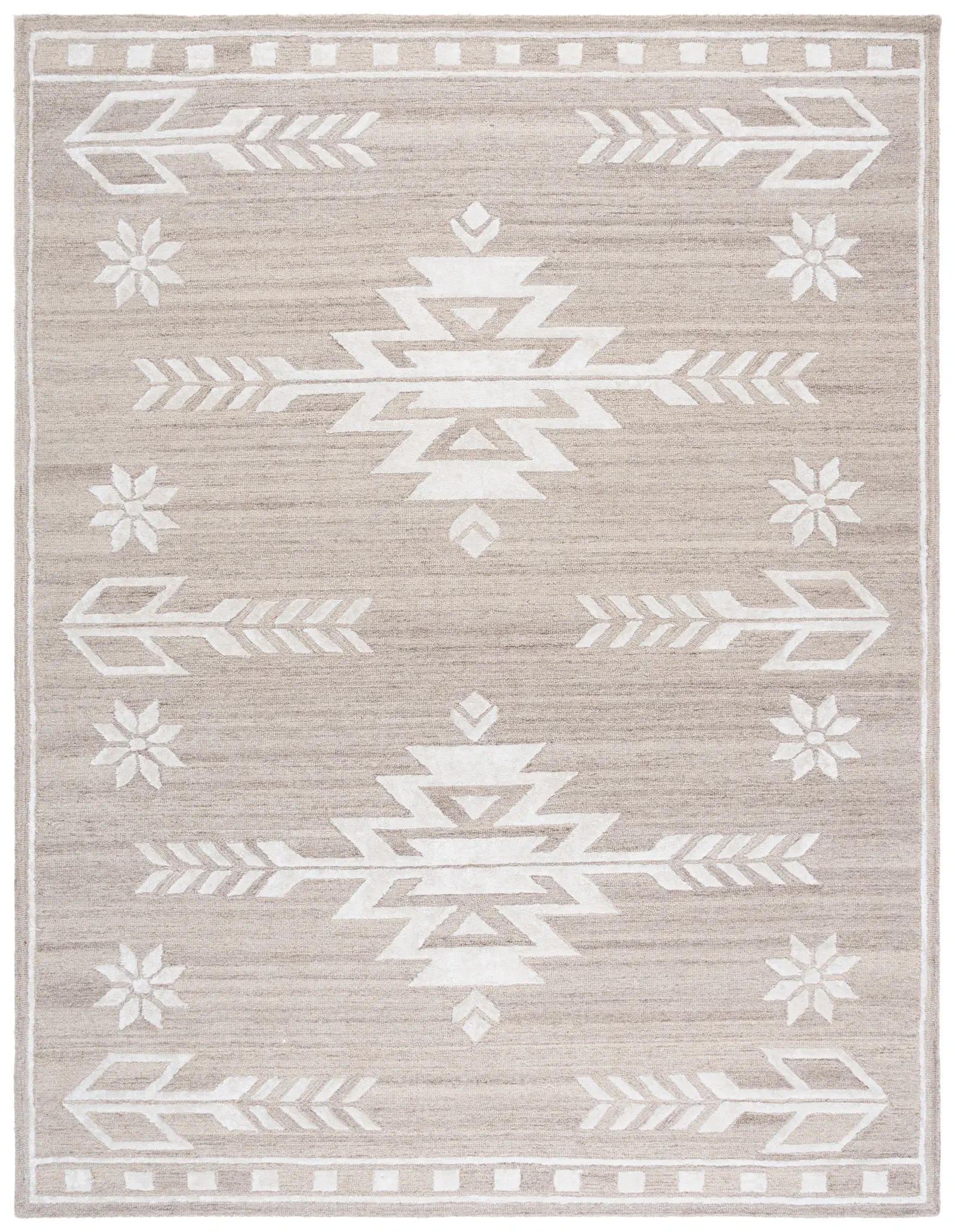 Soho Arrow And Diamond Hand-Tufted Rug