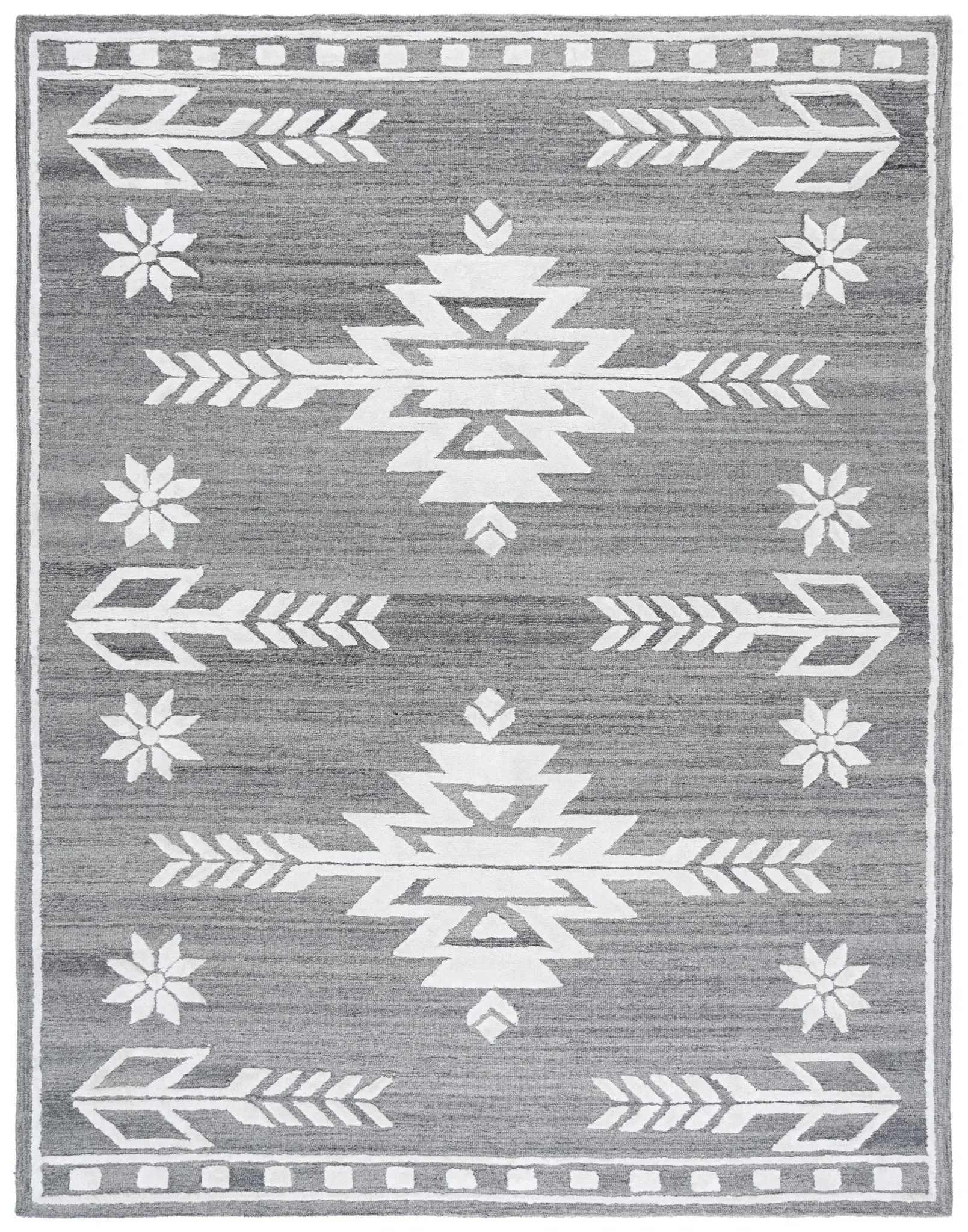 Soho Arrow And Diamond Hand-Tufted Rug