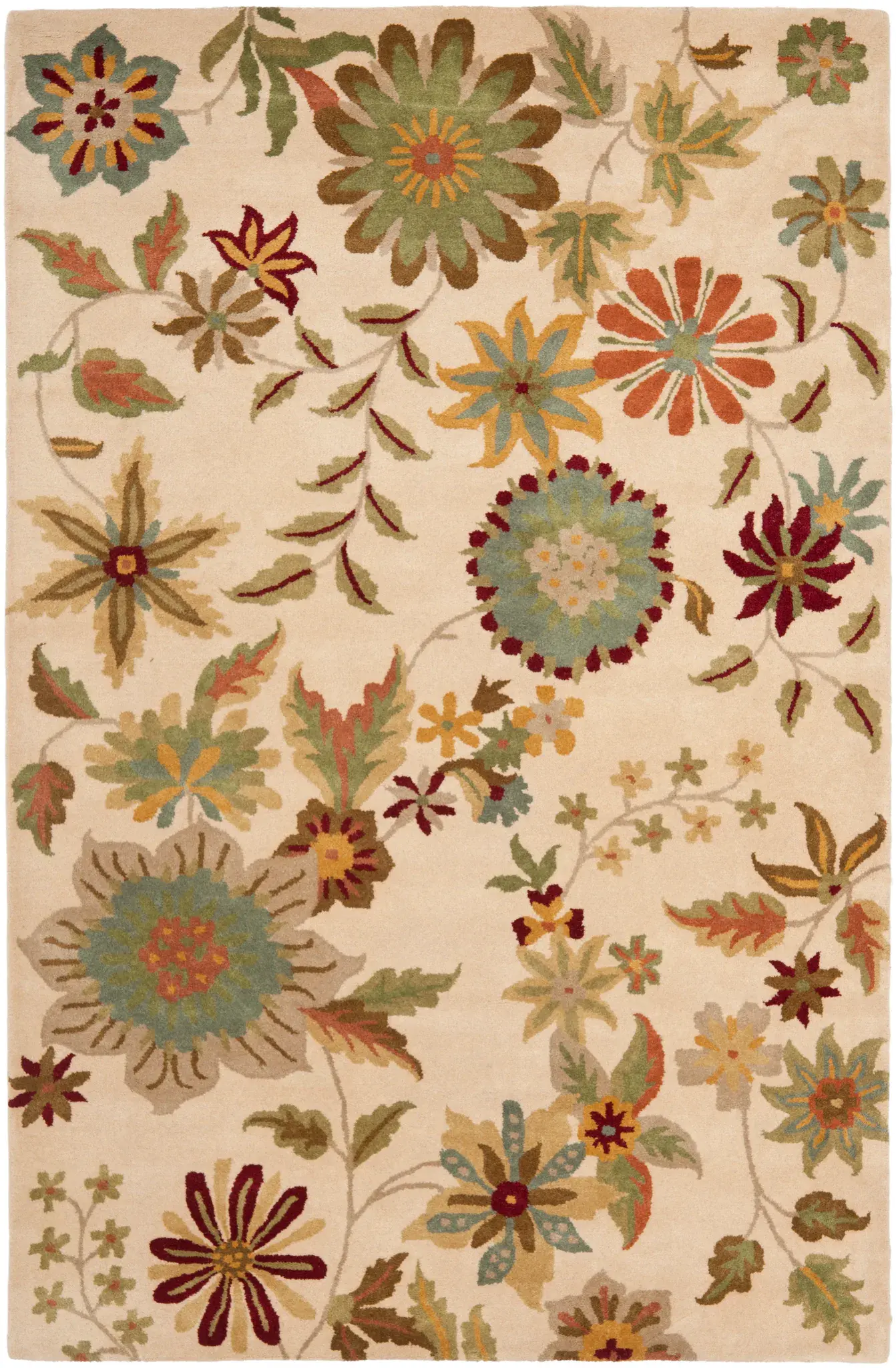 Soho Garden Floral Hand-Tufted Rug
