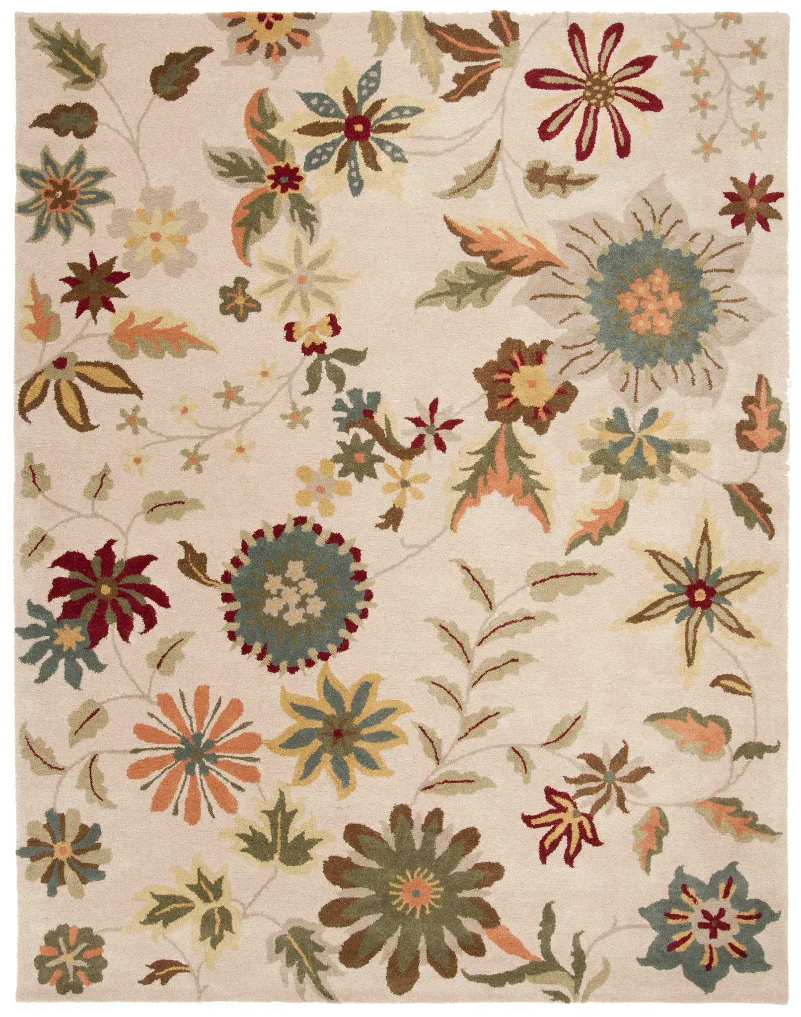Soho Garden Floral Hand-Tufted Rug