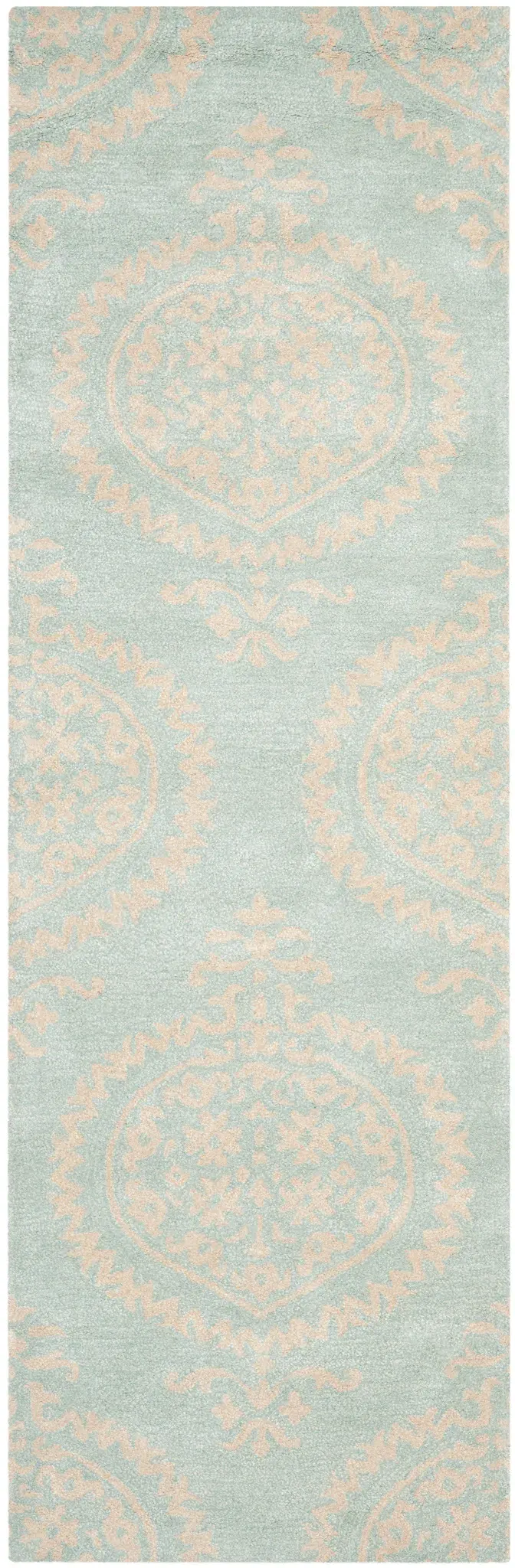 Soho Damask Medallion Hand-Tufted Rug