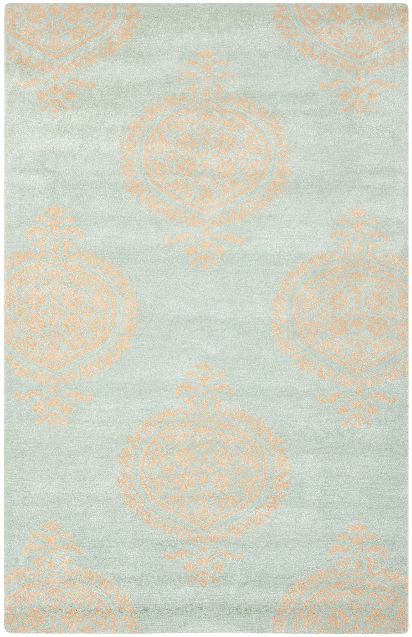 Soho Damask Medallion Hand-Tufted Rug