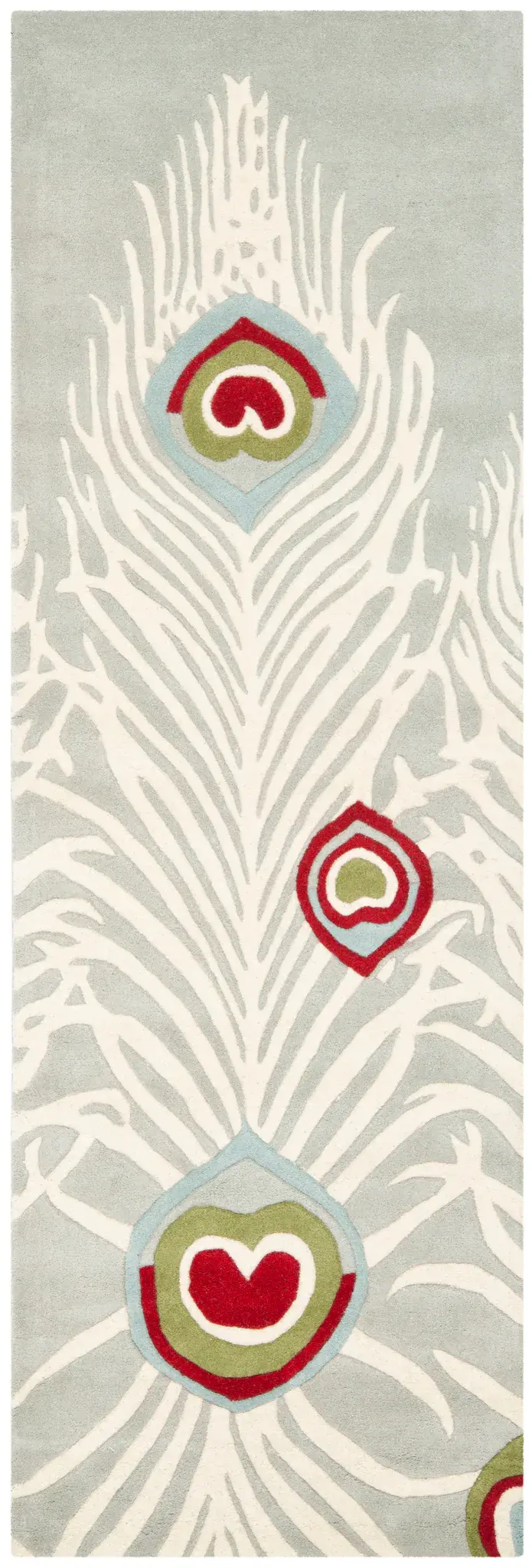 Soho Peacock Plumes Hand-Tufted Rug