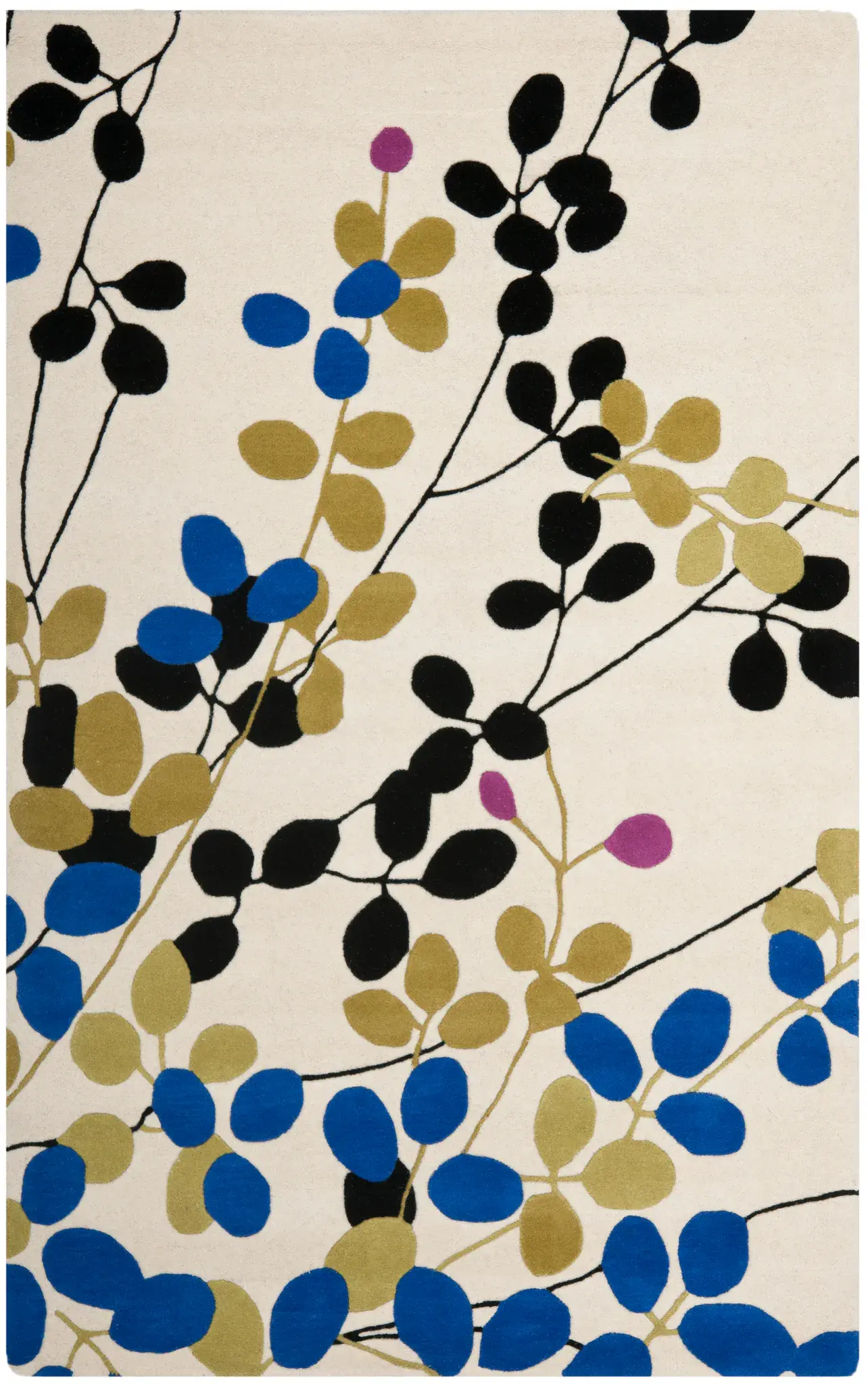 Soho Sprouting Berry Hand-Tufted Rug