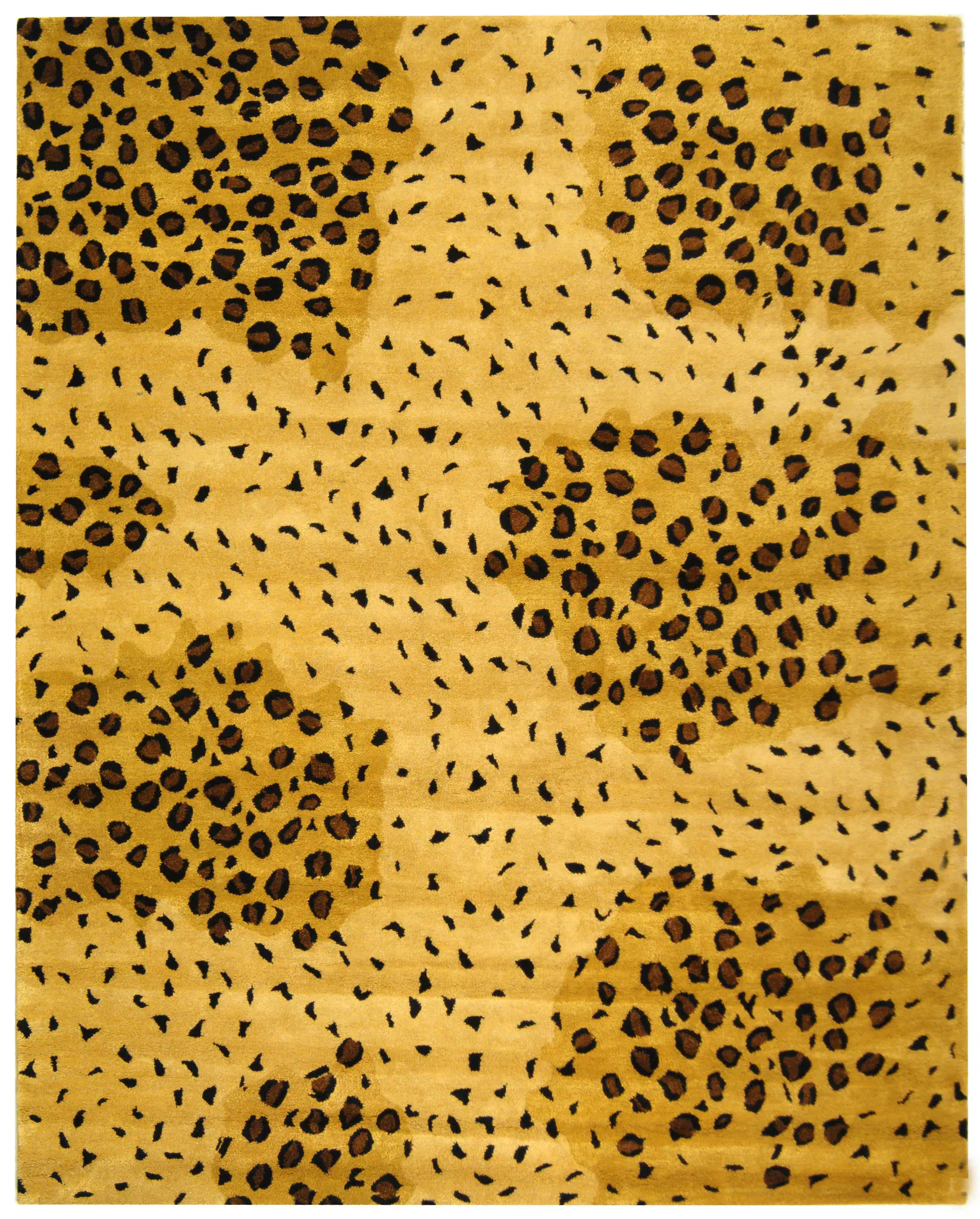 Soho Glam Leopard Spot Hand-Tufted Rug