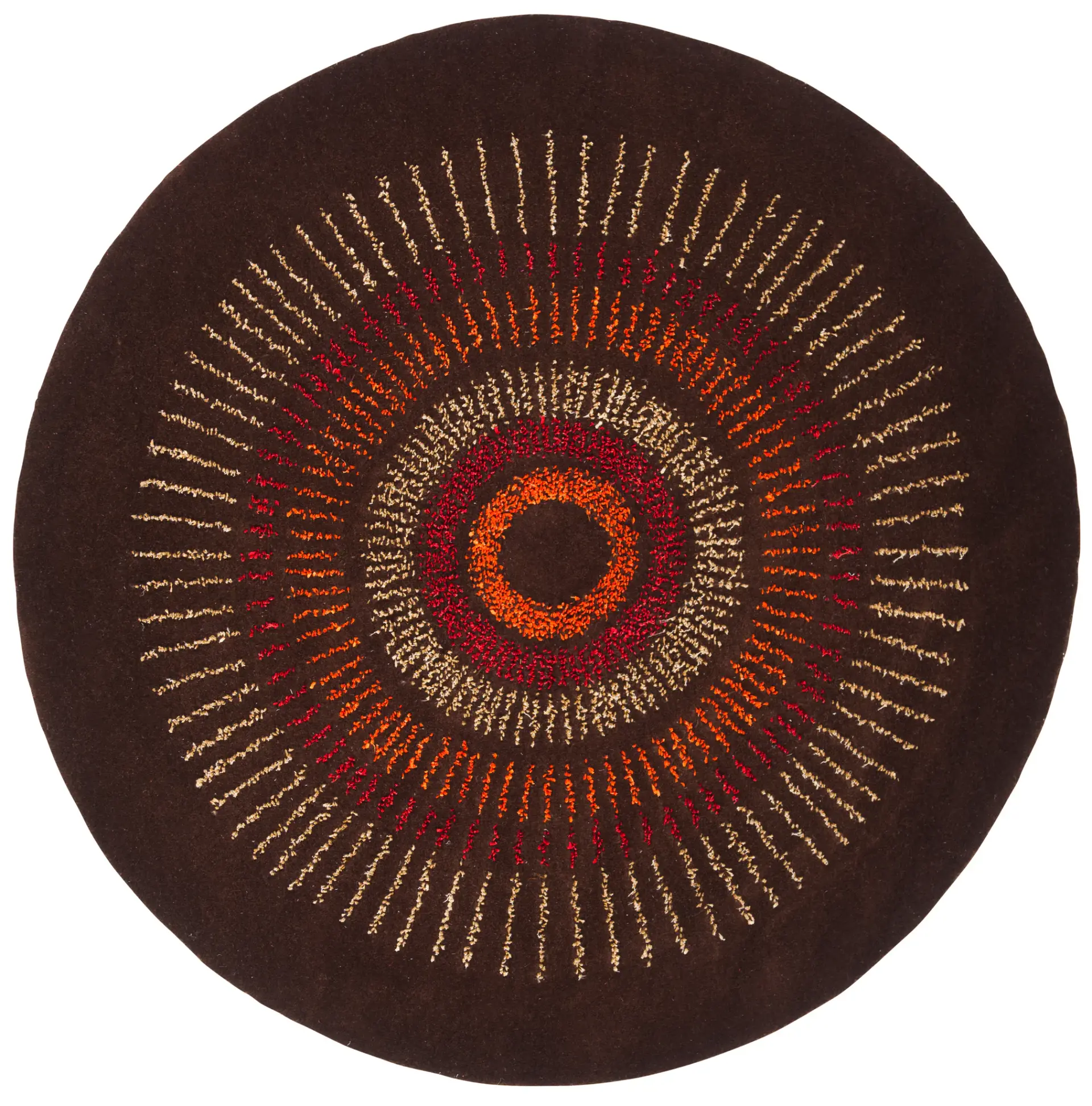 Soho Concentric Circles Hand-Tufted Wool Rug