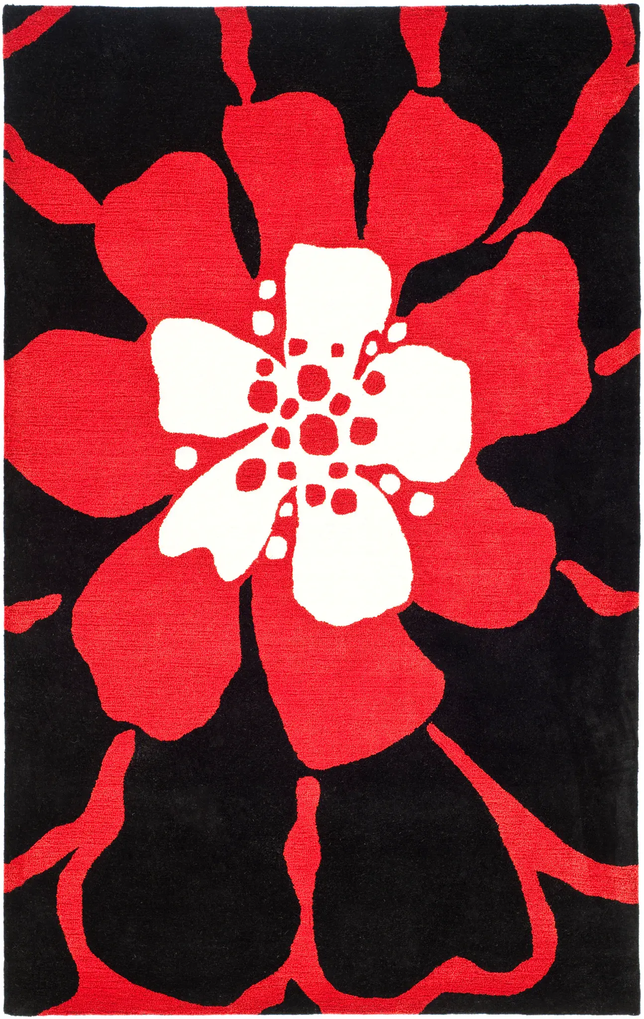 Soho Single Bloom Hand-Tufted Rug