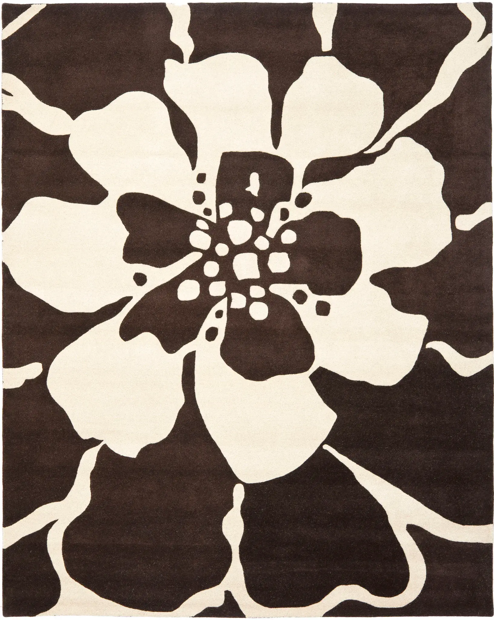 Soho Single Bloom Hand-Tufted Rug
