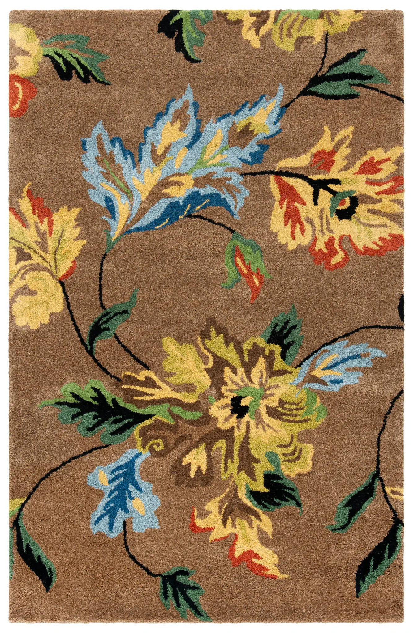 Soho Jacobean Floral Hand-Tufted Rug