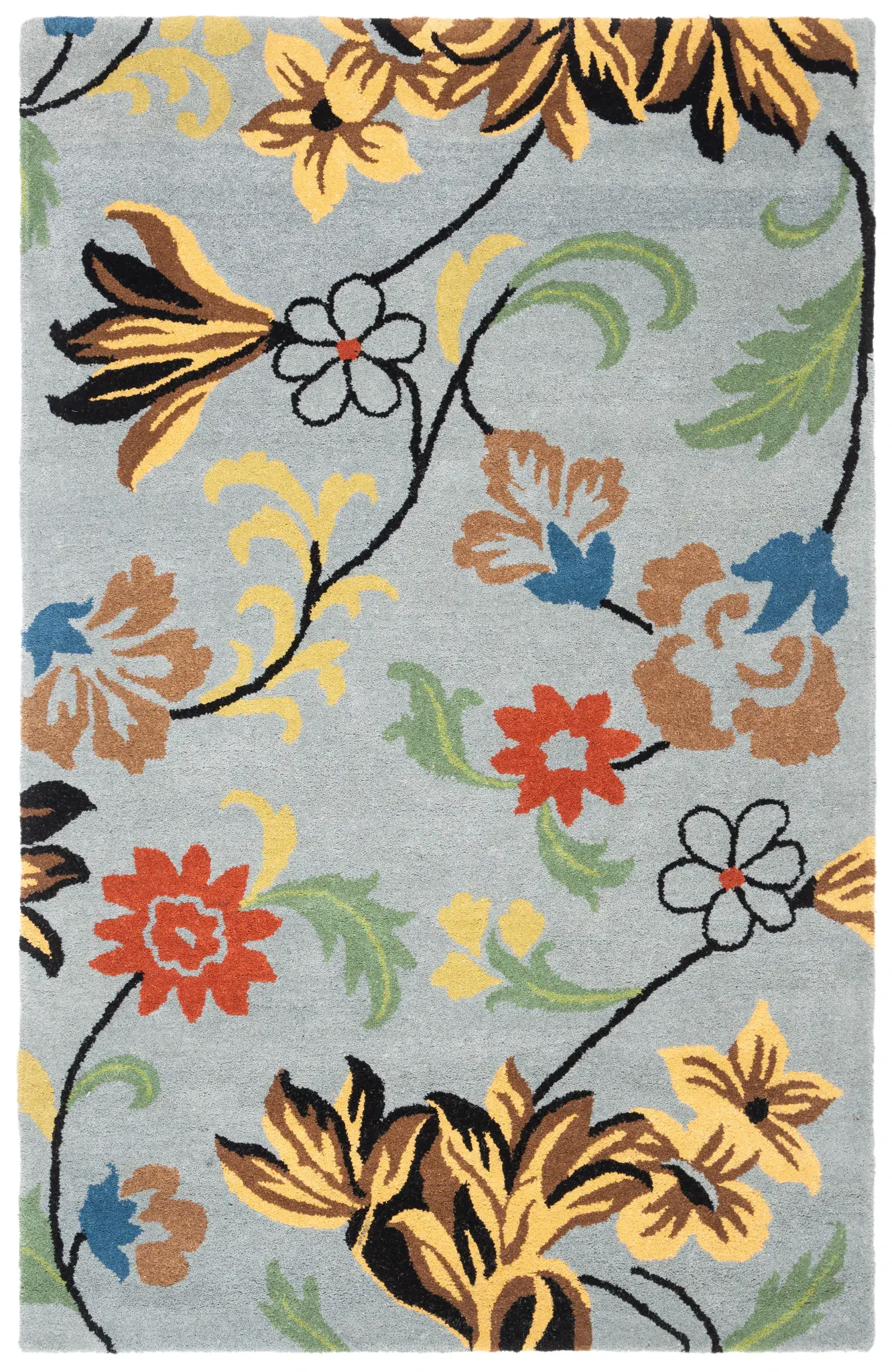 Soho Floral Vine Hand-Tufted Rug