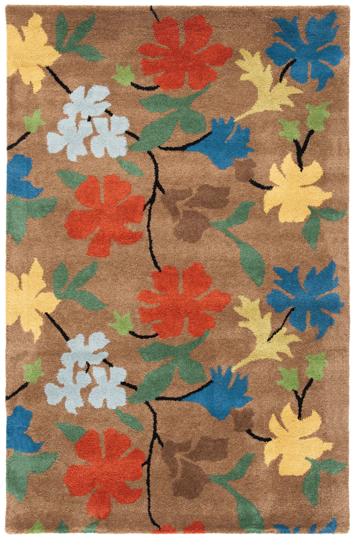 Soho Botanical Foliage Hand-Tufted Rug
