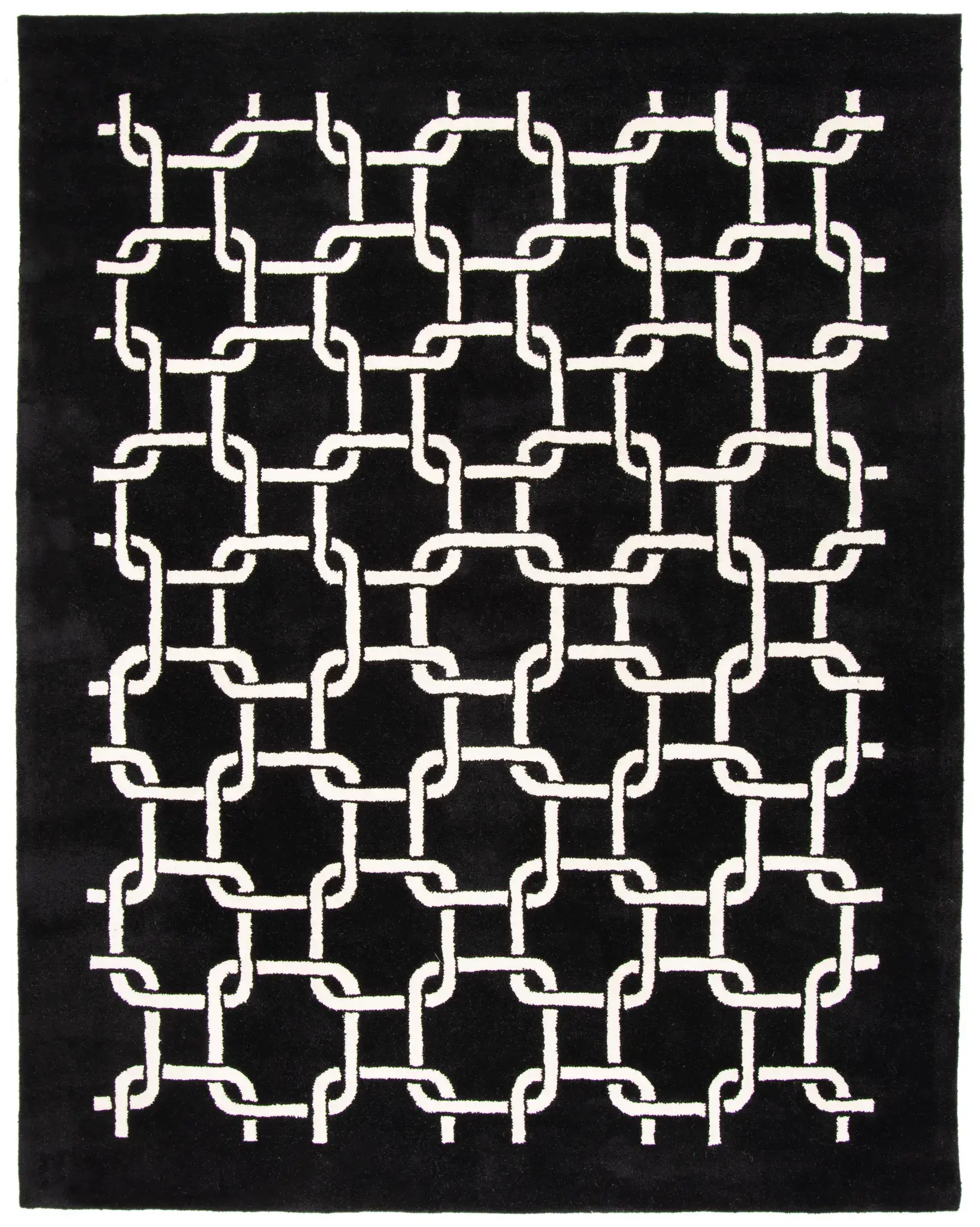 Soho Interlocking Chain Hand-Tufted Rug