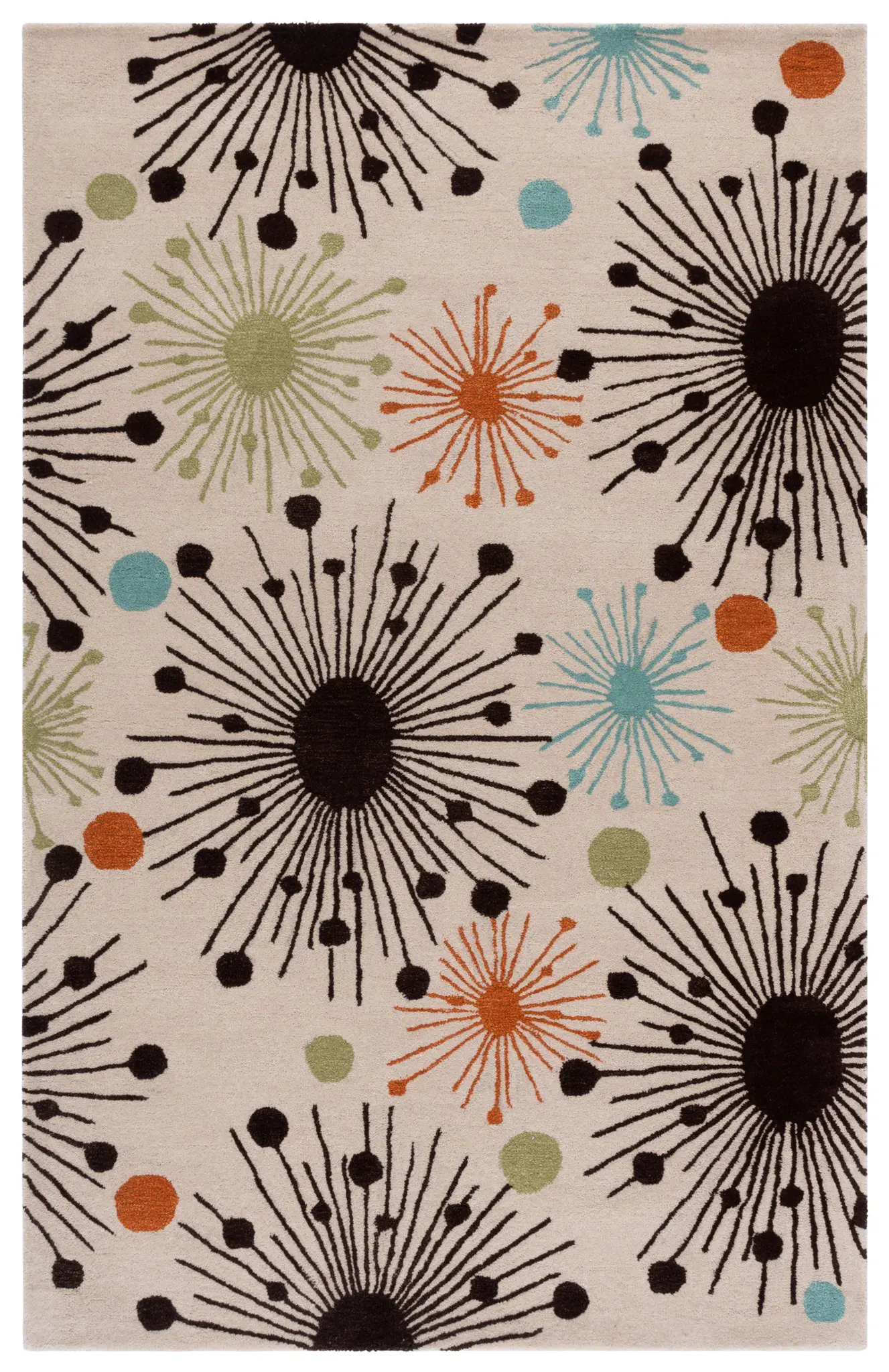 Soho Mid-Century Starburst Hand-Tufted Rug