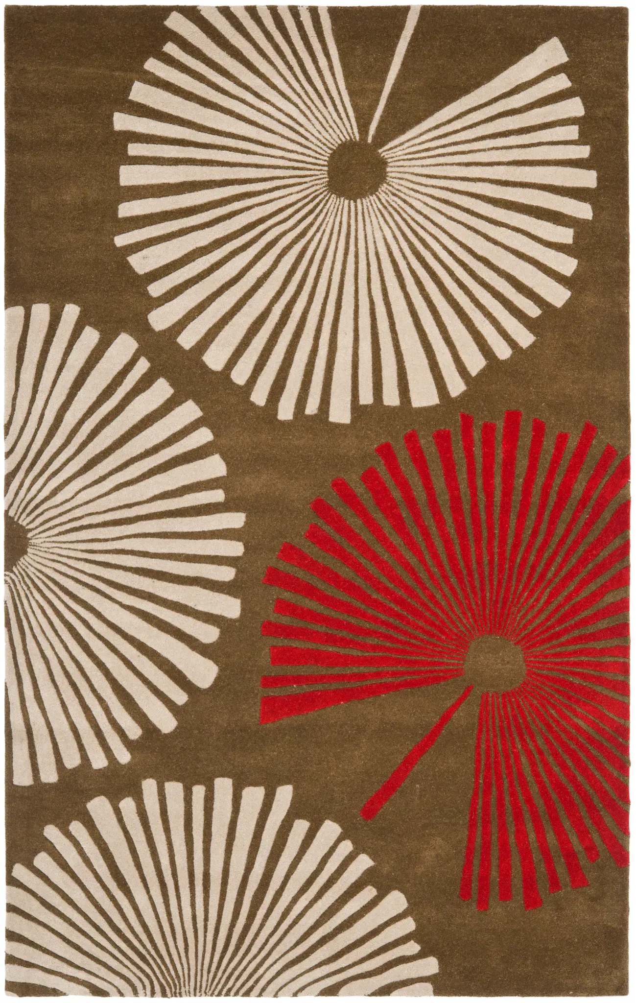 Soho Fan Palm Hand-Tufted Rug