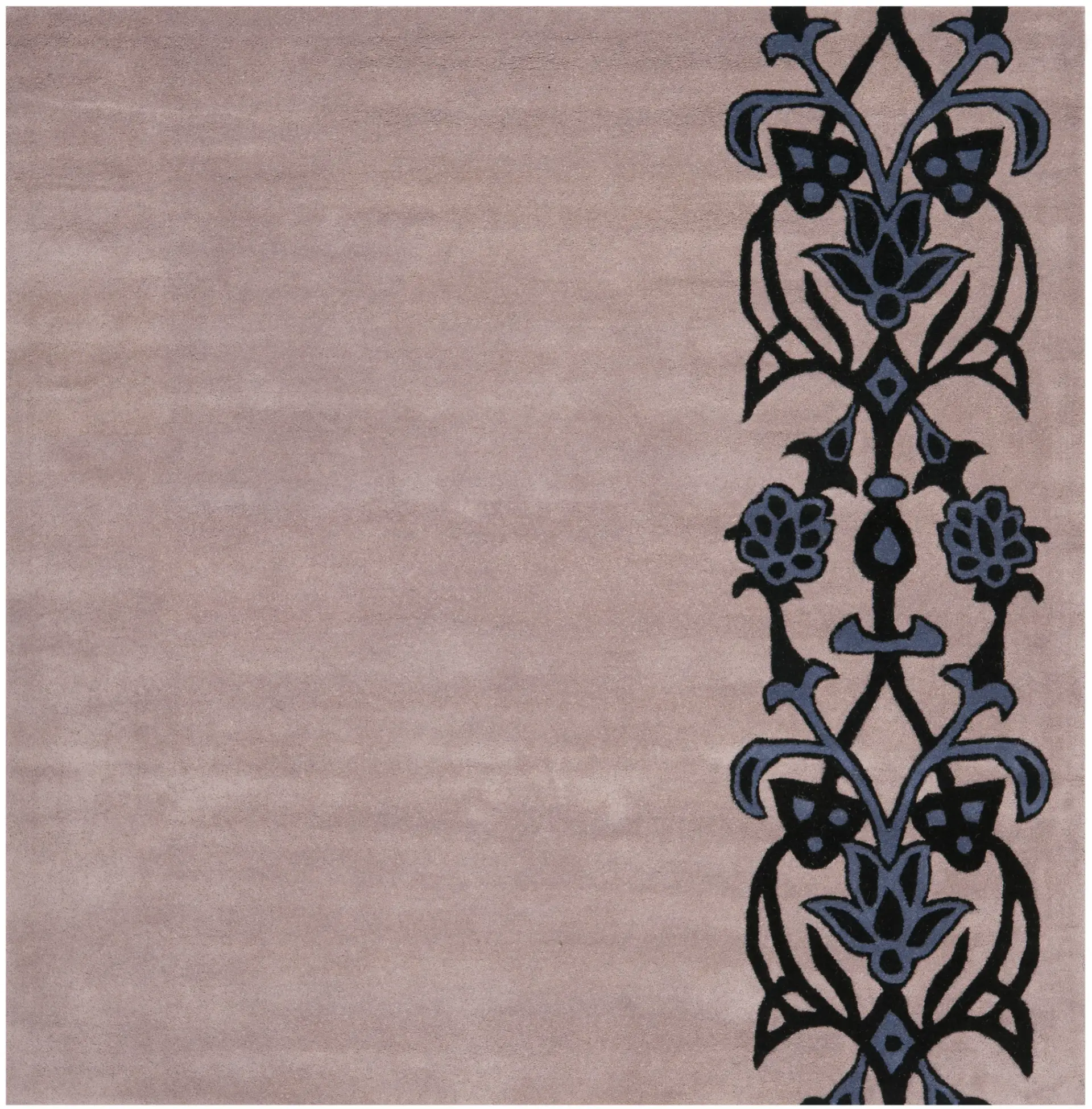 Soho Floral Vine Border Hand-Tufted Rug