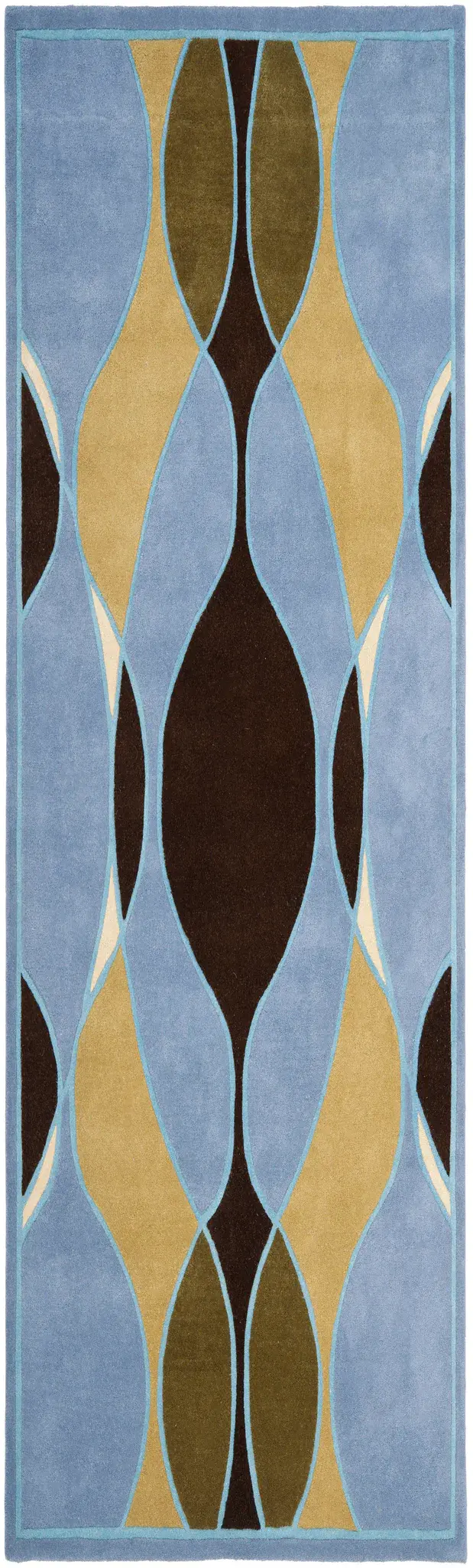 Soho Interlocking Waves Hand-Tufted Rug