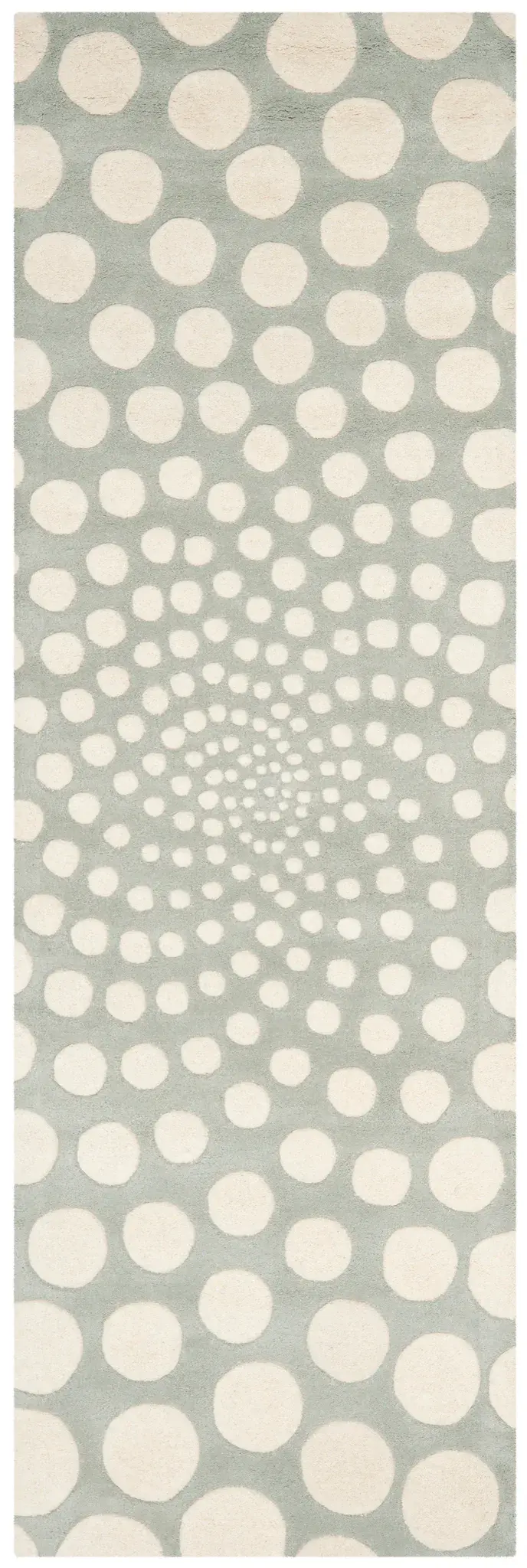 Soho Spiraling Dots Hand-Tufted Rug