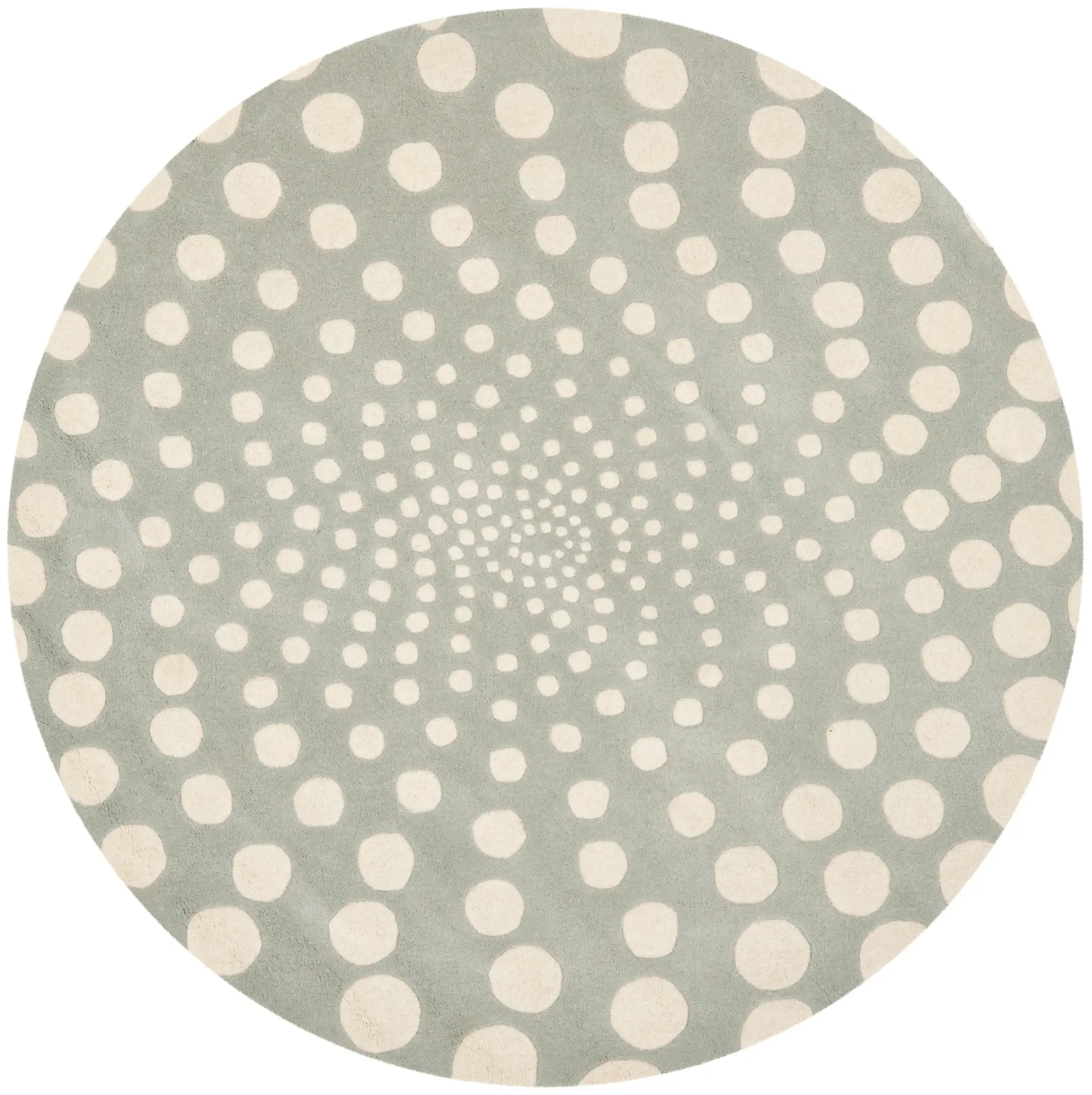 Soho Spiraling Dots Hand-Tufted Rug
