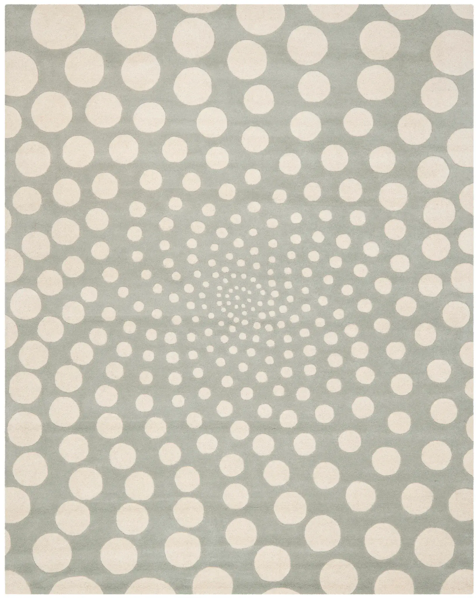 Soho Spiraling Dots Hand-Tufted Rug