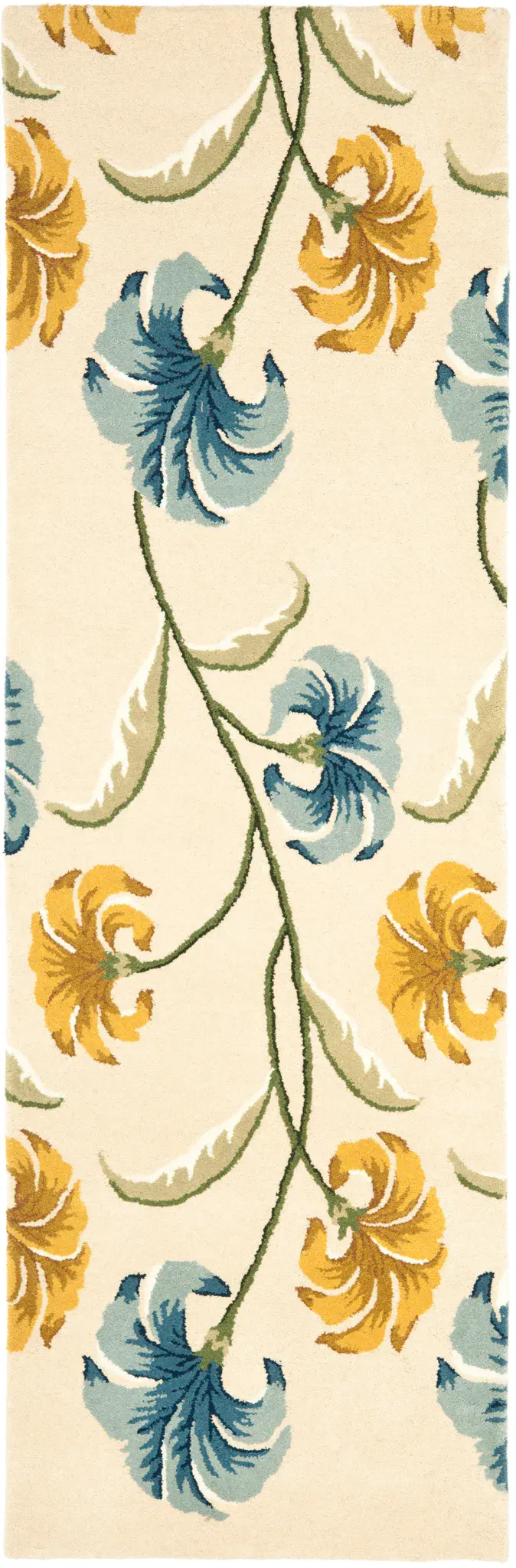 Soho Column Floral Vine Hand-Tufted Rug