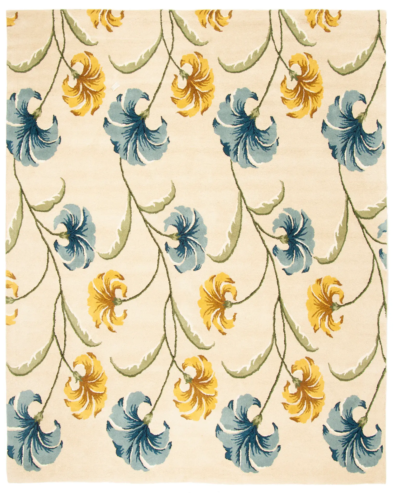 Soho Column Floral Vine Hand-Tufted Rug