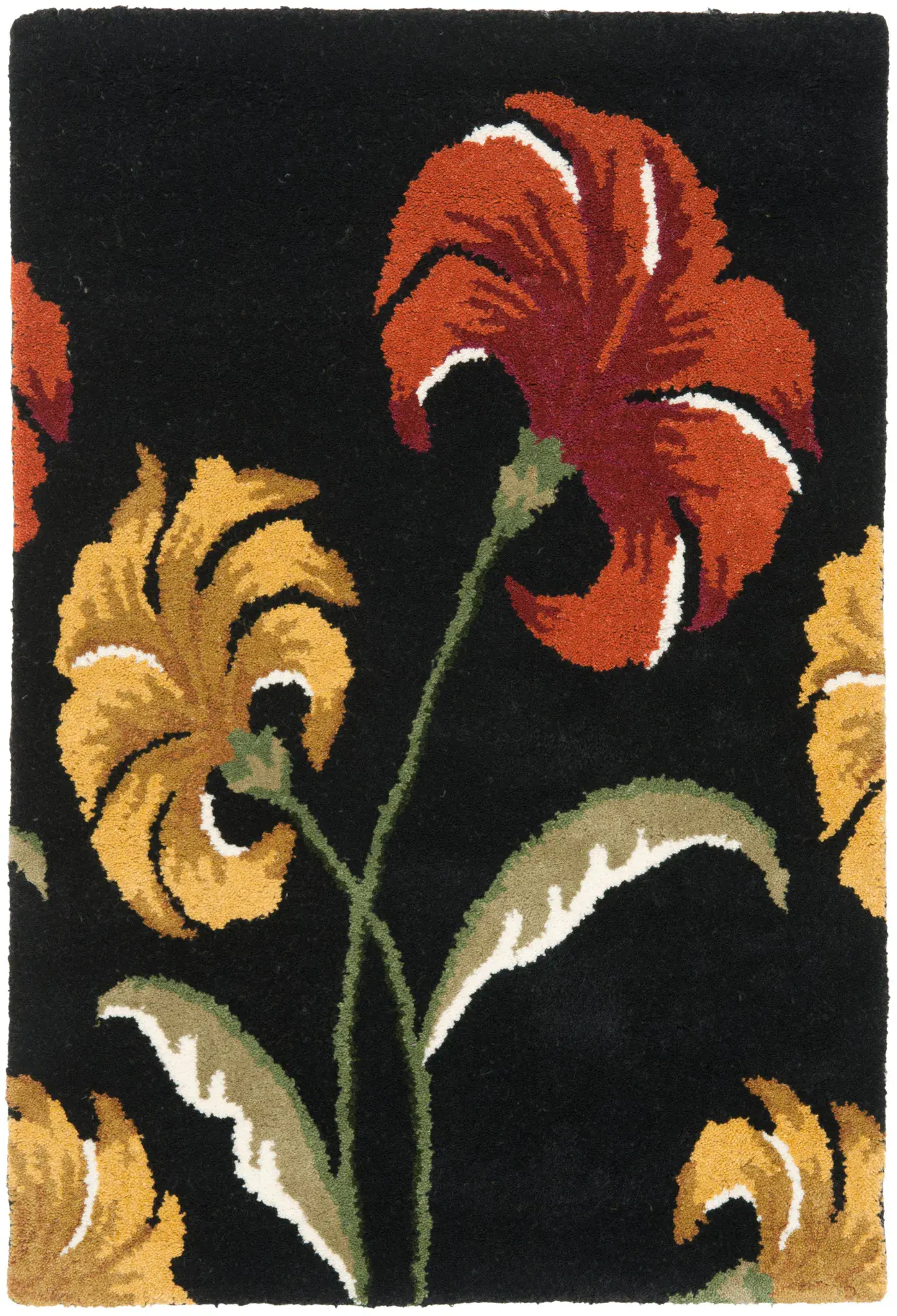 Soho Column Floral Vine Hand-Tufted Rug